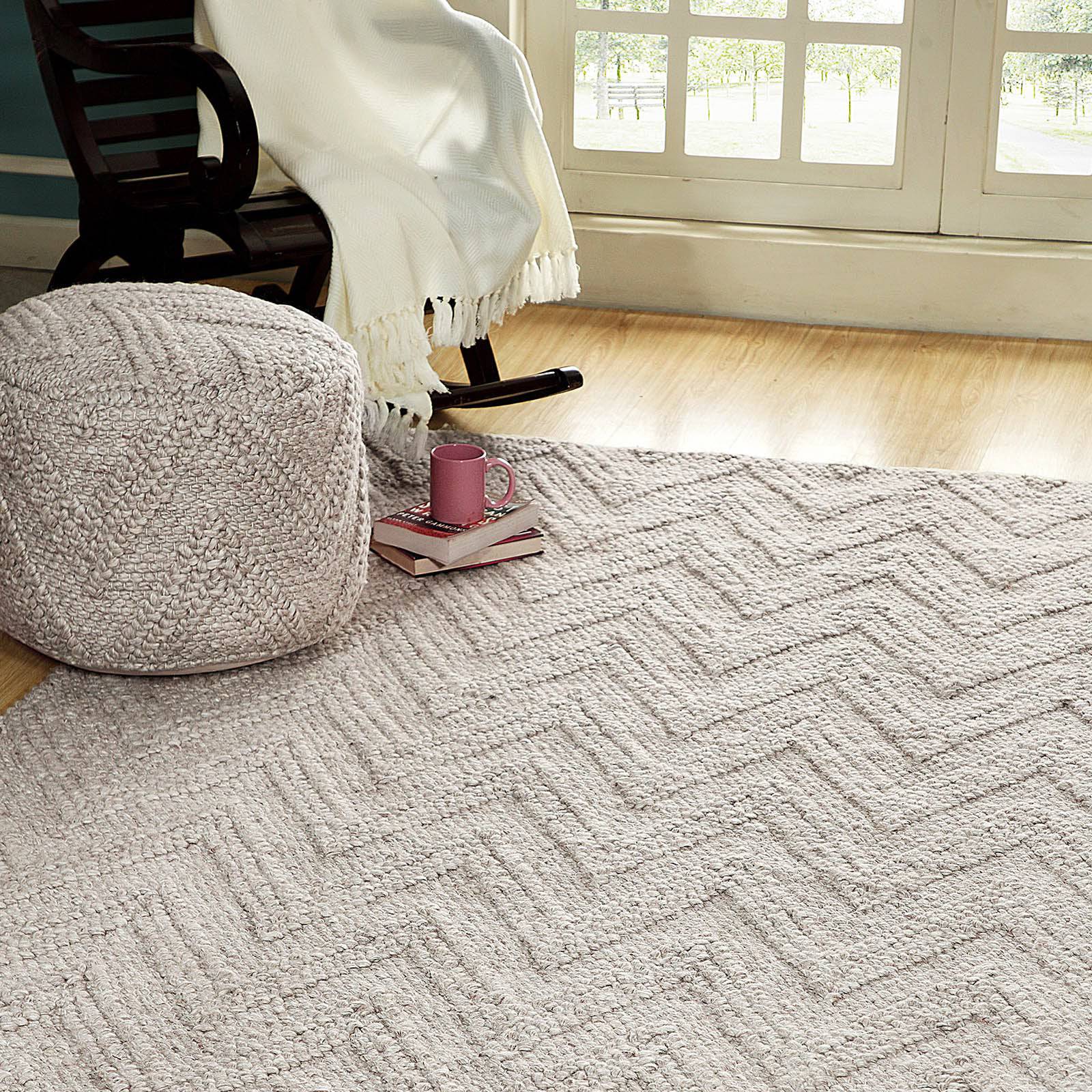 90X130 Cm Le-Vene Handmade Wool Rug Le-Vene-Le-04-L - Rugs - ebarza Furniture UAE | Shop Modern Furniture in Abu Dhabi & Dubai - مفروشات ايبازرا في الامارات | تسوق اثاث عصري وديكورات مميزة في دبي وابوظبي