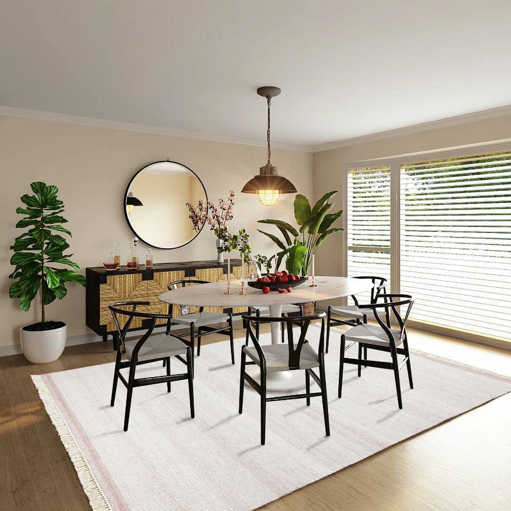 90X130 Cm Outdoor/ Indoor Hand Woven Rug Belonia-Bln-33-S - Rugs - ebarza Furniture UAE | Shop Modern Furniture in Abu Dhabi & Dubai - مفروشات ايبازرا في الامارات | تسوق اثاث عصري وديكورات مميزة في دبي وابوظبي