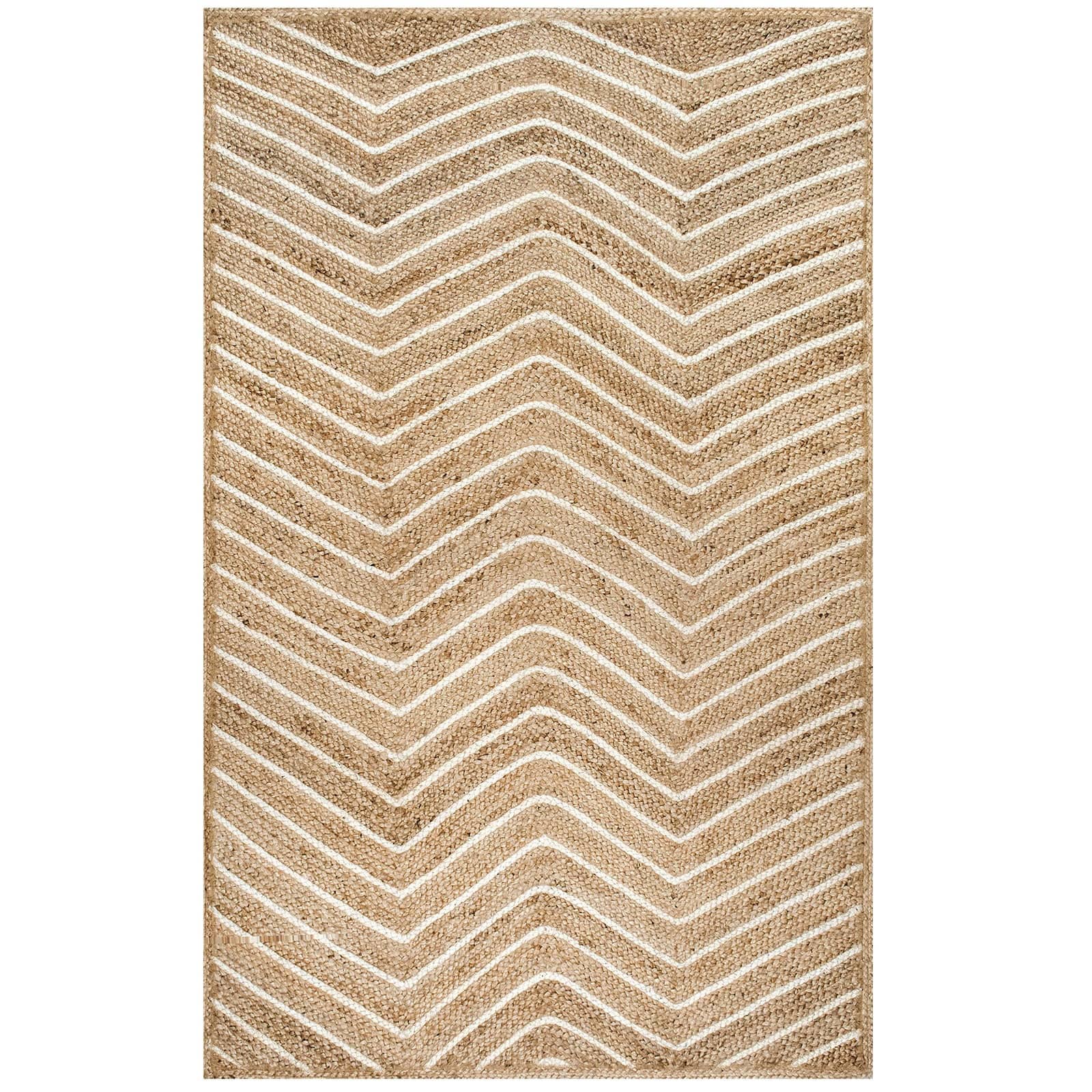 90X300 Cm Braided Handmade Jute Rug Jh-2341-Long - Rugs - ebarza Furniture UAE | Shop Modern Furniture in Abu Dhabi & Dubai - مفروشات ايبازرا في الامارات | تسوق اثاث عصري وديكورات مميزة في دبي وابوظبي