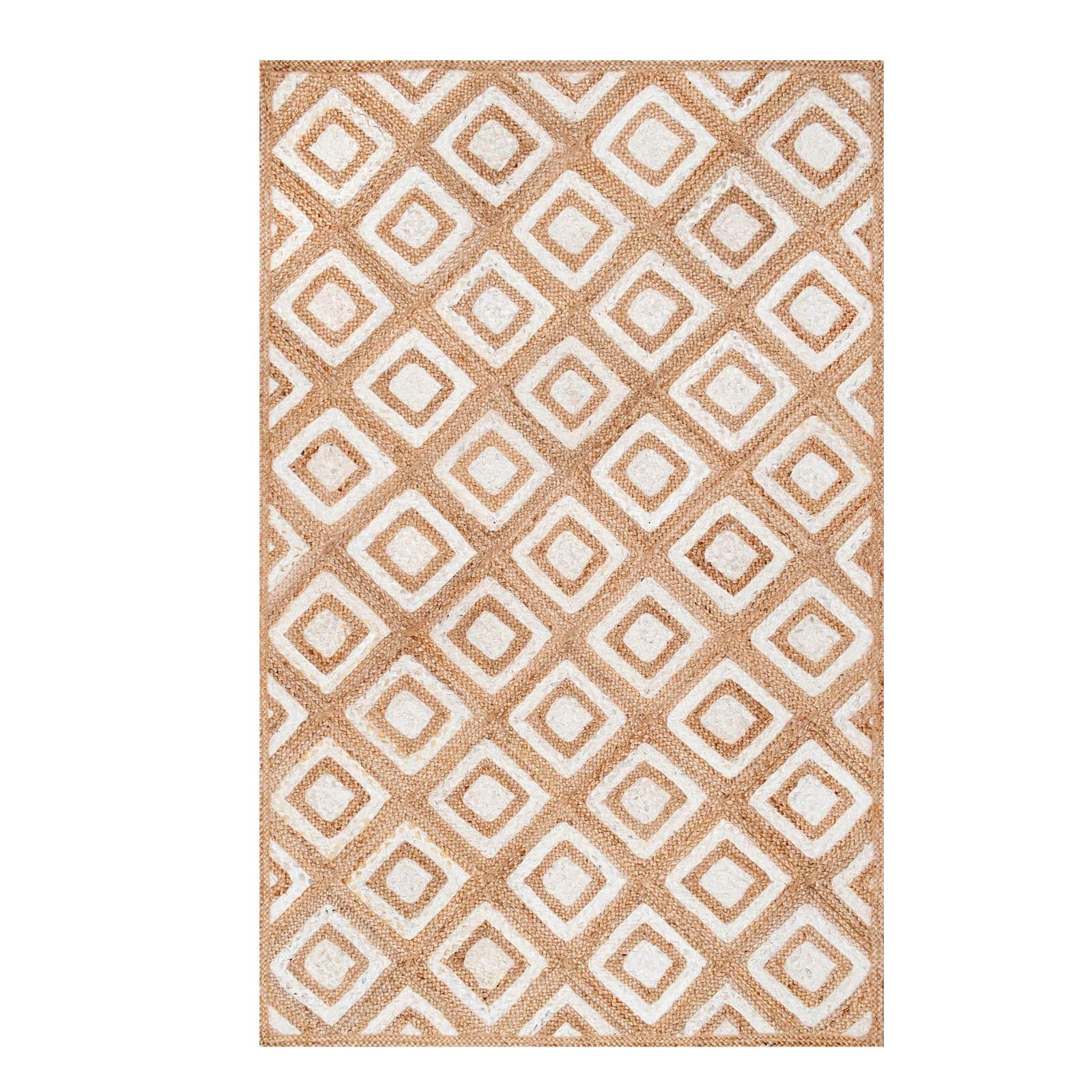 90X300 Cm Braided Handmade Jute Rug Jh-2342-Long - Rugs - ebarza Furniture UAE | Shop Modern Furniture in Abu Dhabi & Dubai - مفروشات ايبازرا في الامارات | تسوق اثاث عصري وديكورات مميزة في دبي وابوظبي