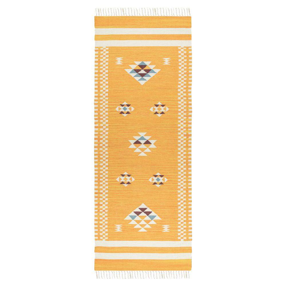 90X300 Cm Handmade Rug Jh-2705-Long - Rugs - ebarza Furniture UAE | Shop Modern Furniture in Abu Dhabi & Dubai - مفروشات ايبازرا في الامارات | تسوق اثاث عصري وديكورات مميزة في دبي وابوظبي