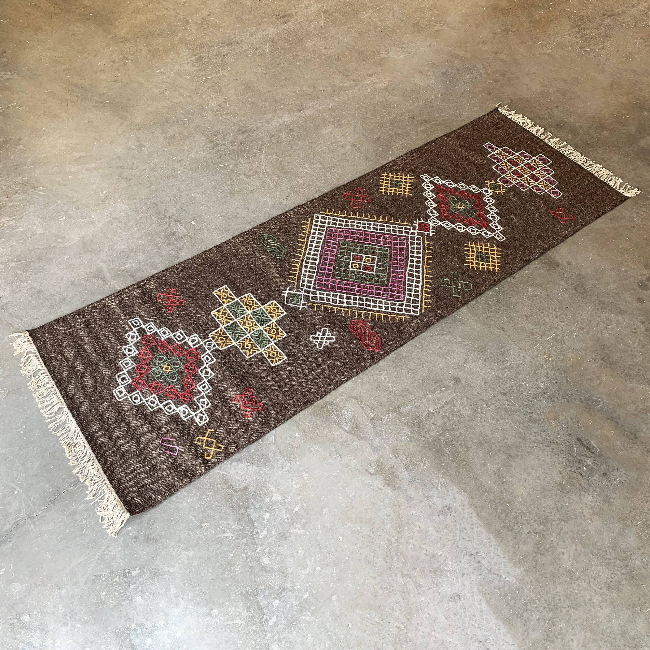 90X300 Cm Handmade Rug Jh-2712-Long - Rugs - ebarza Furniture UAE | Shop Modern Furniture in Abu Dhabi & Dubai - مفروشات ايبازرا في الامارات | تسوق اثاث عصري وديكورات مميزة في دبي وابوظبي