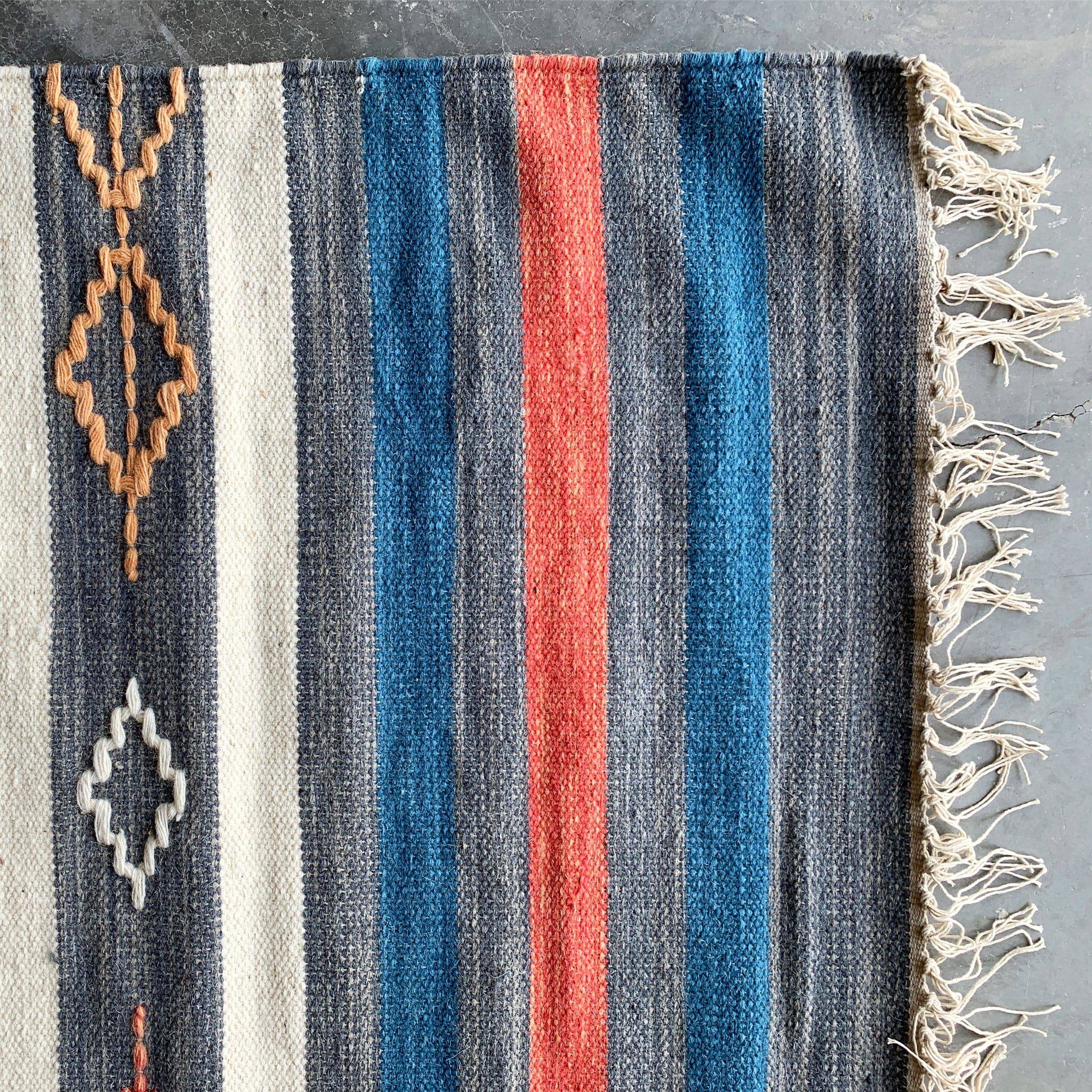 90X300 Cm Handmade Rug Jh-2713-Long - Rugs - ebarza Furniture UAE | Shop Modern Furniture in Abu Dhabi & Dubai - مفروشات ايبازرا في الامارات | تسوق اثاث عصري وديكورات مميزة في دبي وابوظبي