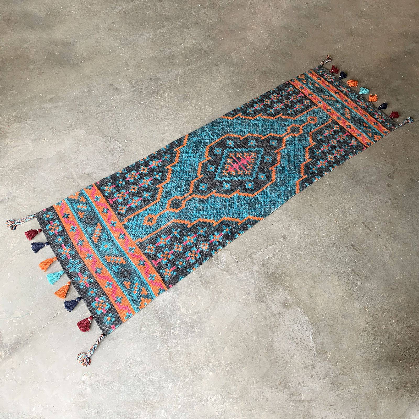 90X300 Cm Handmade Rug Kalgan-Kgn-10-Long - Rugs - ebarza Furniture UAE | Shop Modern Furniture in Abu Dhabi & Dubai - مفروشات ايبازرا في الامارات | تسوق اثاث عصري وديكورات مميزة في دبي وابوظبي
