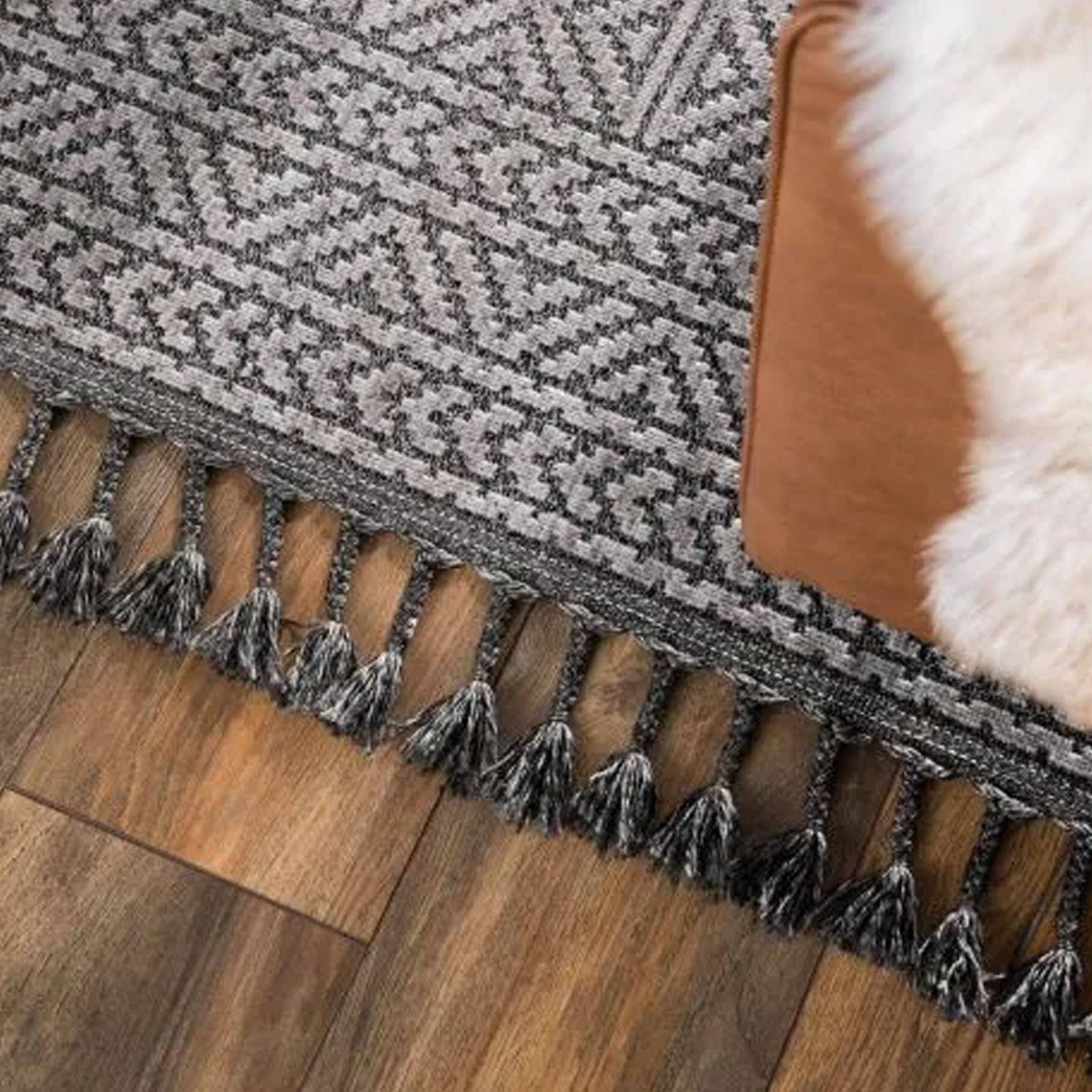 90X300 Cm Handmade Wool Rug Artik-Ark-133-Beige-Long - Rugs - ebarza Furniture UAE | Shop Modern Furniture in Abu Dhabi & Dubai - مفروشات ايبازرا في الامارات | تسوق اثاث عصري وديكورات مميزة في دبي وابوظبي