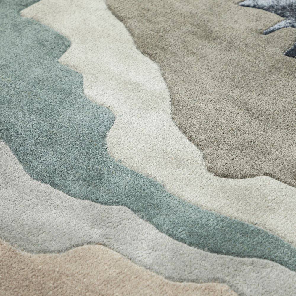 90X300 Cm Handmade Wool Rug Jh-20728-S - Rugs - ebarza Furniture UAE | Shop Modern Furniture in Abu Dhabi & Dubai - مفروشات ايبازرا في الامارات | تسوق اثاث عصري وديكورات مميزة في دبي وابوظبي