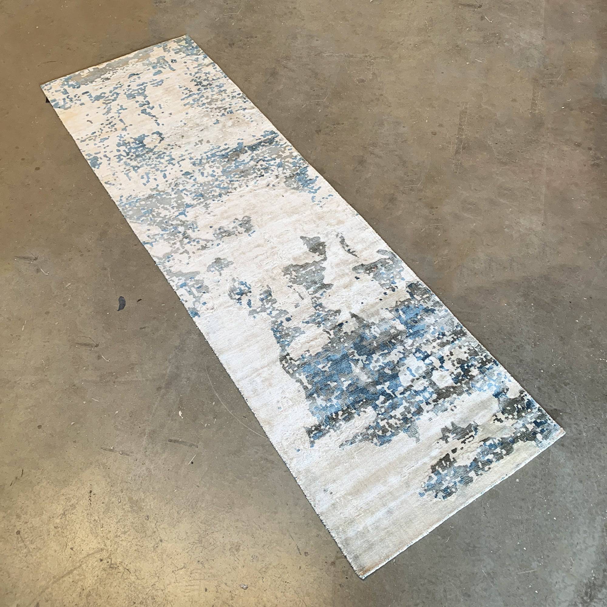 90X300 Cm Handmade Wool Rug Jh-20734-Long - Rugs - ebarza Furniture UAE | Shop Modern Furniture in Abu Dhabi & Dubai - مفروشات ايبازرا في الامارات | تسوق اثاث عصري وديكورات مميزة في دبي وابوظبي