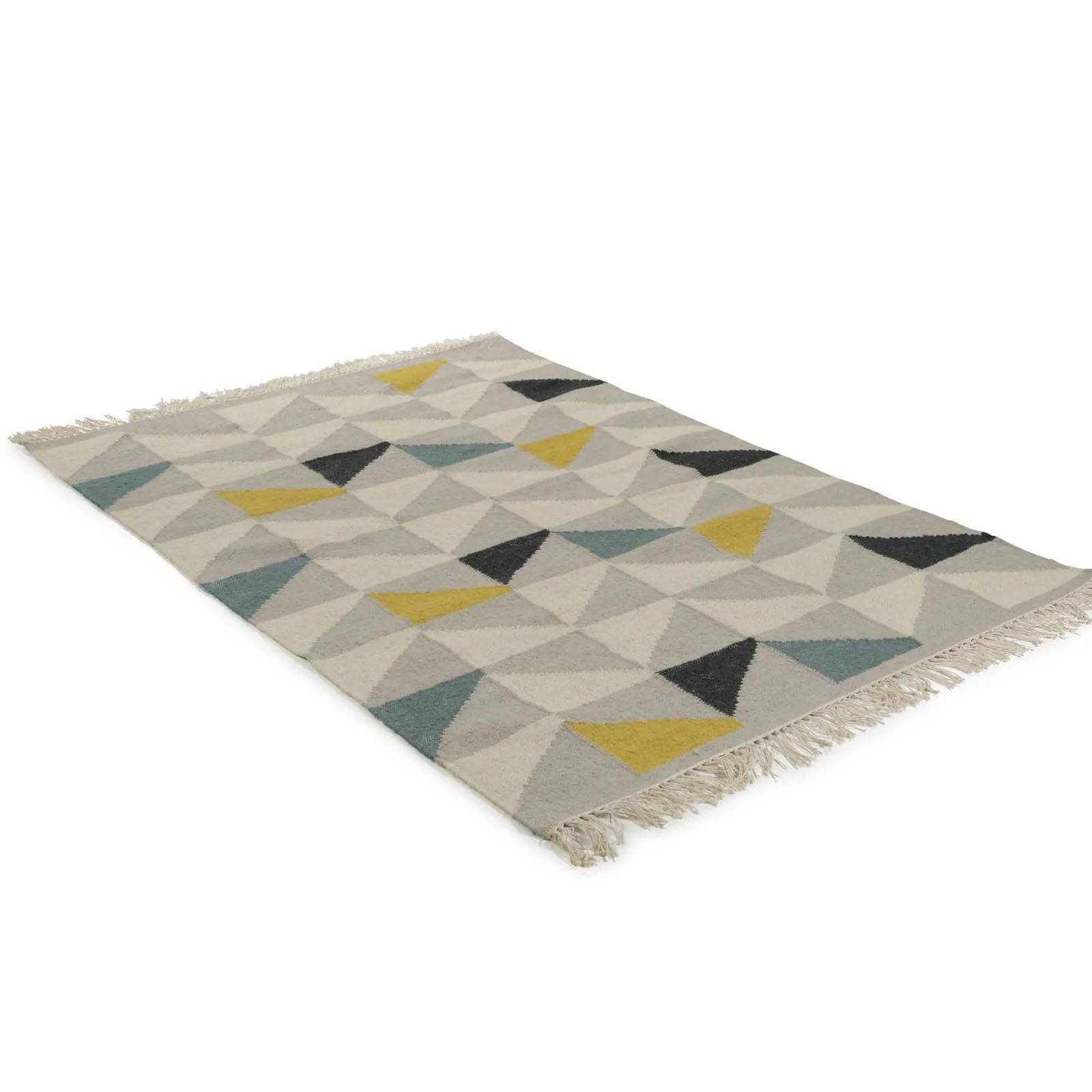 90X300 Cm Handmade Wool Rug Jh-2874-Multi-Long - Rugs - ebarza Furniture UAE | Shop Modern Furniture in Abu Dhabi & Dubai - مفروشات ايبازرا في الامارات | تسوق اثاث عصري وديكورات مميزة في دبي وابوظبي