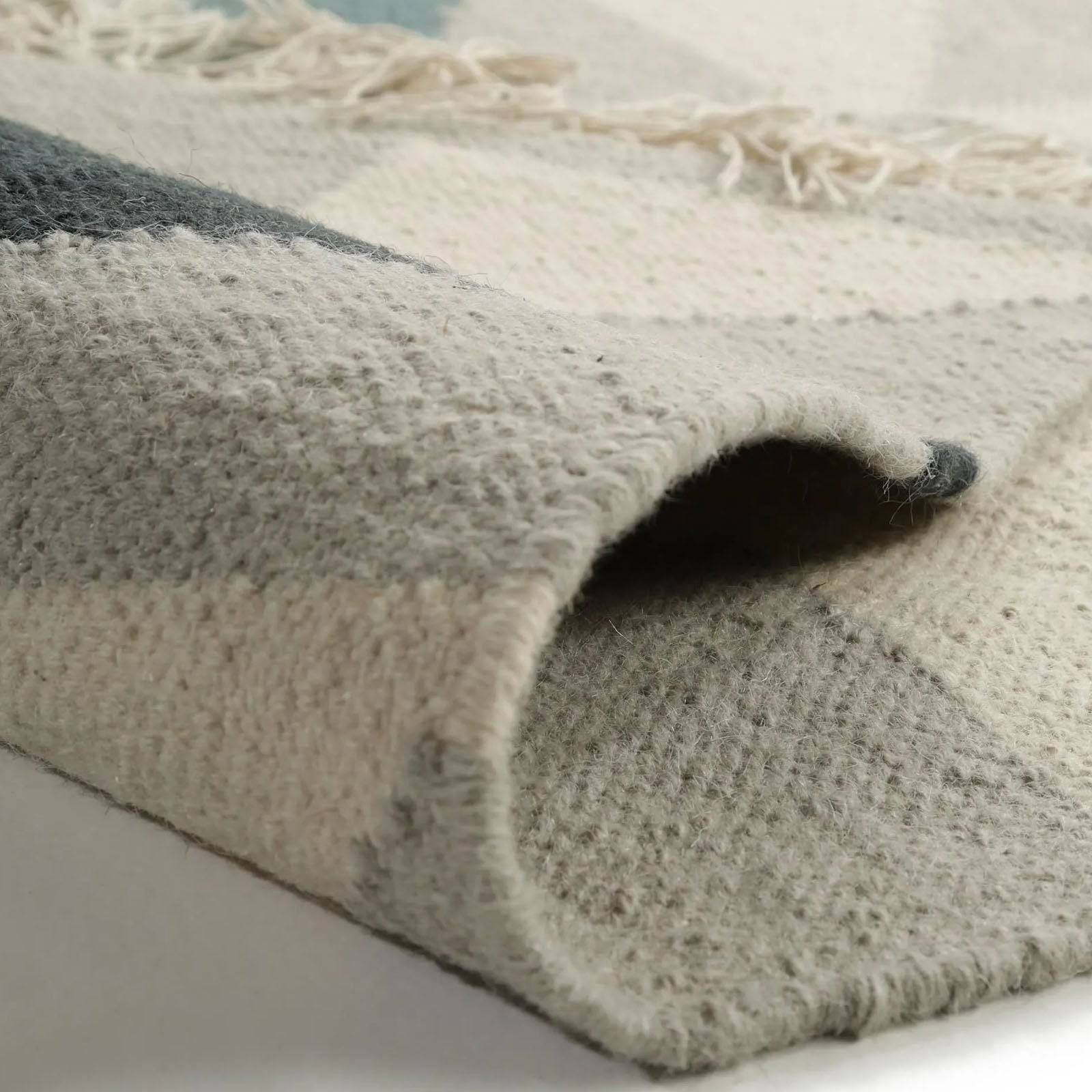 90X300 Cm Handmade Wool Rug Jh-2874-Multi-Long - Rugs - ebarza Furniture UAE | Shop Modern Furniture in Abu Dhabi & Dubai - مفروشات ايبازرا في الامارات | تسوق اثاث عصري وديكورات مميزة في دبي وابوظبي