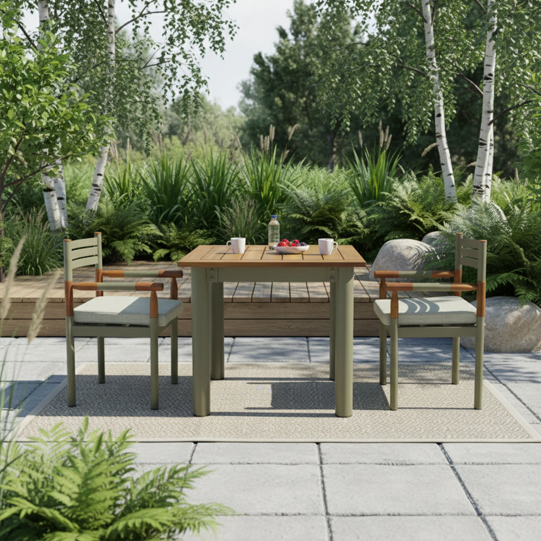 90x90cm ALCON DINING TABLE ALB-Table1002 - Outdoor Tables - ebarza Furniture UAE | Shop Modern Furniture in Abu Dhabi & Dubai - مفروشات ايبازرا في الامارات | تسوق اثاث عصري وديكورات مميزة في دبي وابوظبي