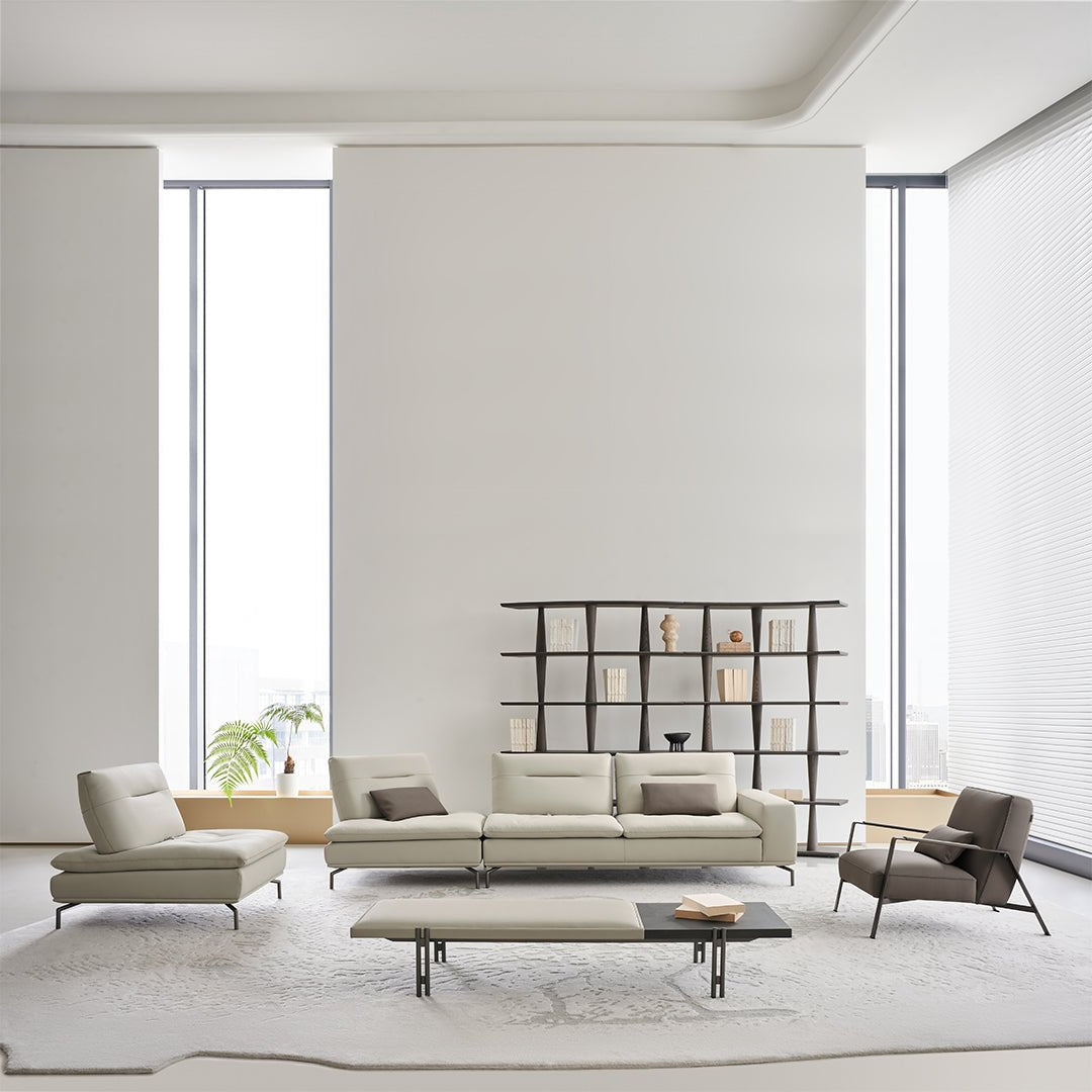 Nexus 2 Seater Right Arm Modular Sofa - AMF-S180/WF ex - Sofas - ebarza Furniture UAE | Shop Modern Furniture in Abu Dhabi & Dubai - مفروشات ايبازرا في الامارات | تسوق اثاث عصري وديكورات مميزة في دبي وابوظبي