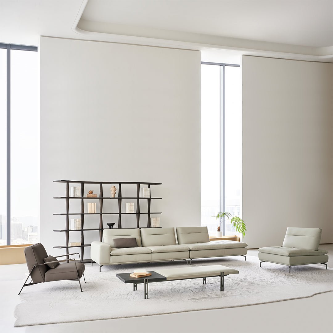 Nexus Single Seater Armless Modular Sofa - AMF-S180 - Sofas - ebarza Furniture UAE | Shop Modern Furniture in Abu Dhabi & Dubai - مفروشات ايبازرا في الامارات | تسوق اثاث عصري وديكورات مميزة في دبي وابوظبي