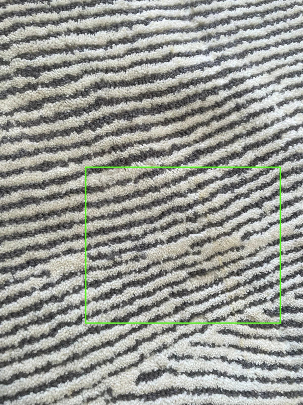 AS IS - D350 Cm WOOL GREY Rug JH-22740