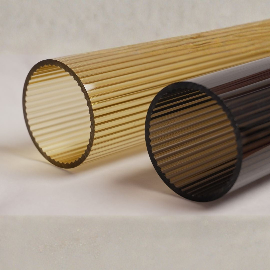 Acrylic Inner Striped Tube TOD50CPMMA - Door Handles - ebarza Furniture UAE | Shop Modern Furniture in Abu Dhabi & Dubai - مفروشات ايبازرا في الامارات | تسوق اثاث عصري وديكورات مميزة في دبي وابوظبي