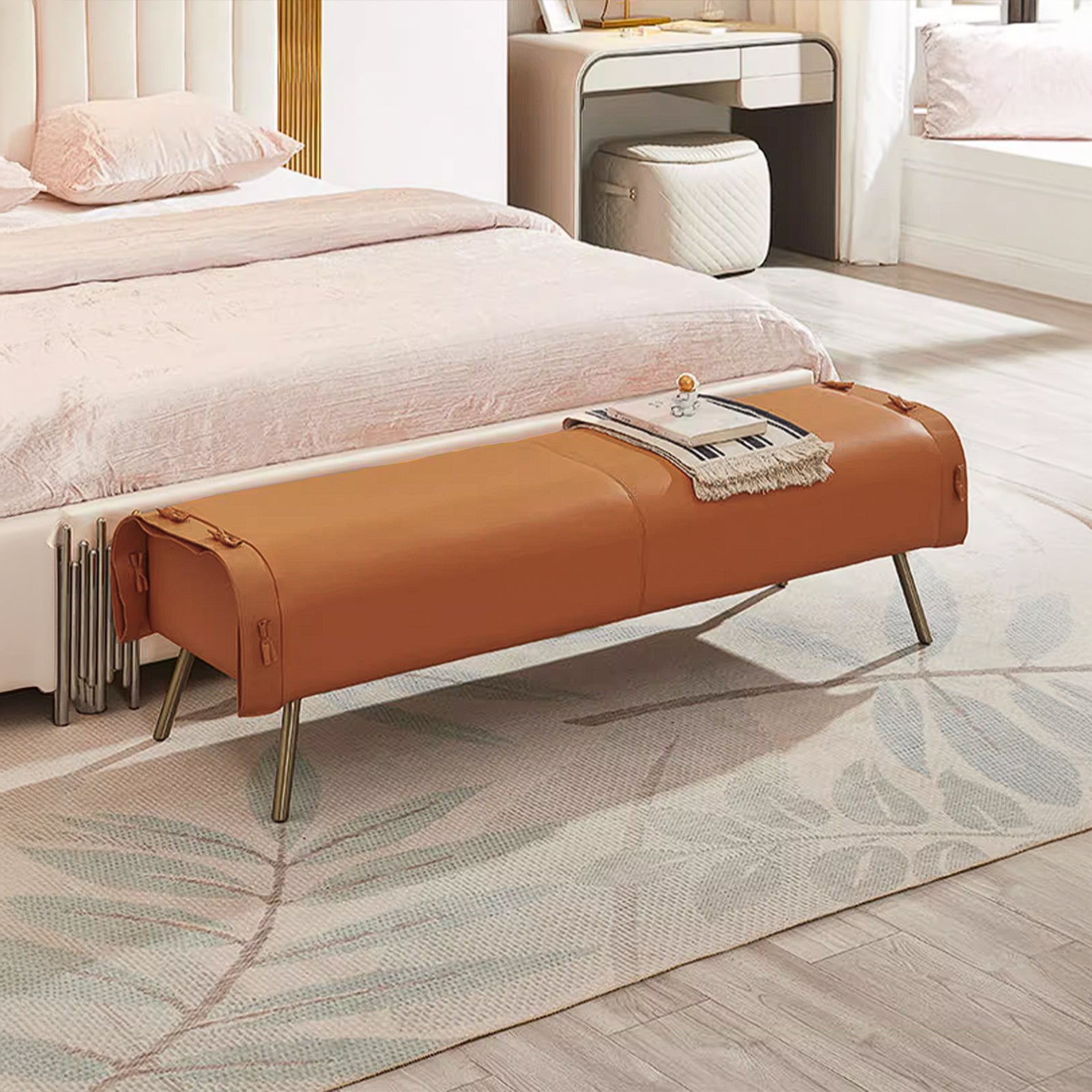 Bed bench BC743 - Benches - ebarza Furniture UAE | Shop Modern Furniture in Abu Dhabi & Dubai - مفروشات ايبازرا في الامارات | تسوق اثاث عصري وديكورات مميزة في دبي وابوظبي