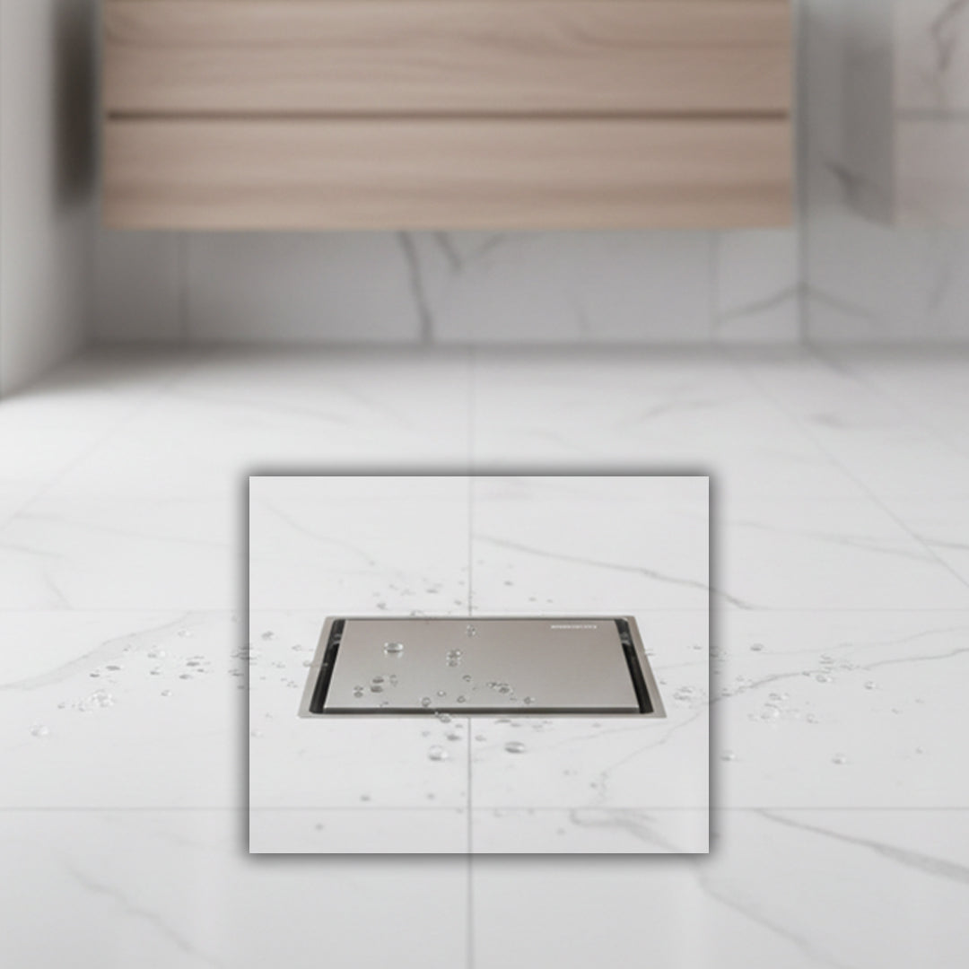 Anti-Smell Floor Drainer 10X10cm FD78835GM - Bathroom Accessories - ebarza Furniture UAE | Shop Modern Furniture in Abu Dhabi & Dubai - مفروشات ايبازرا في الامارات | تسوق اثاث عصري وديكورات مميزة في دبي وابوظبي