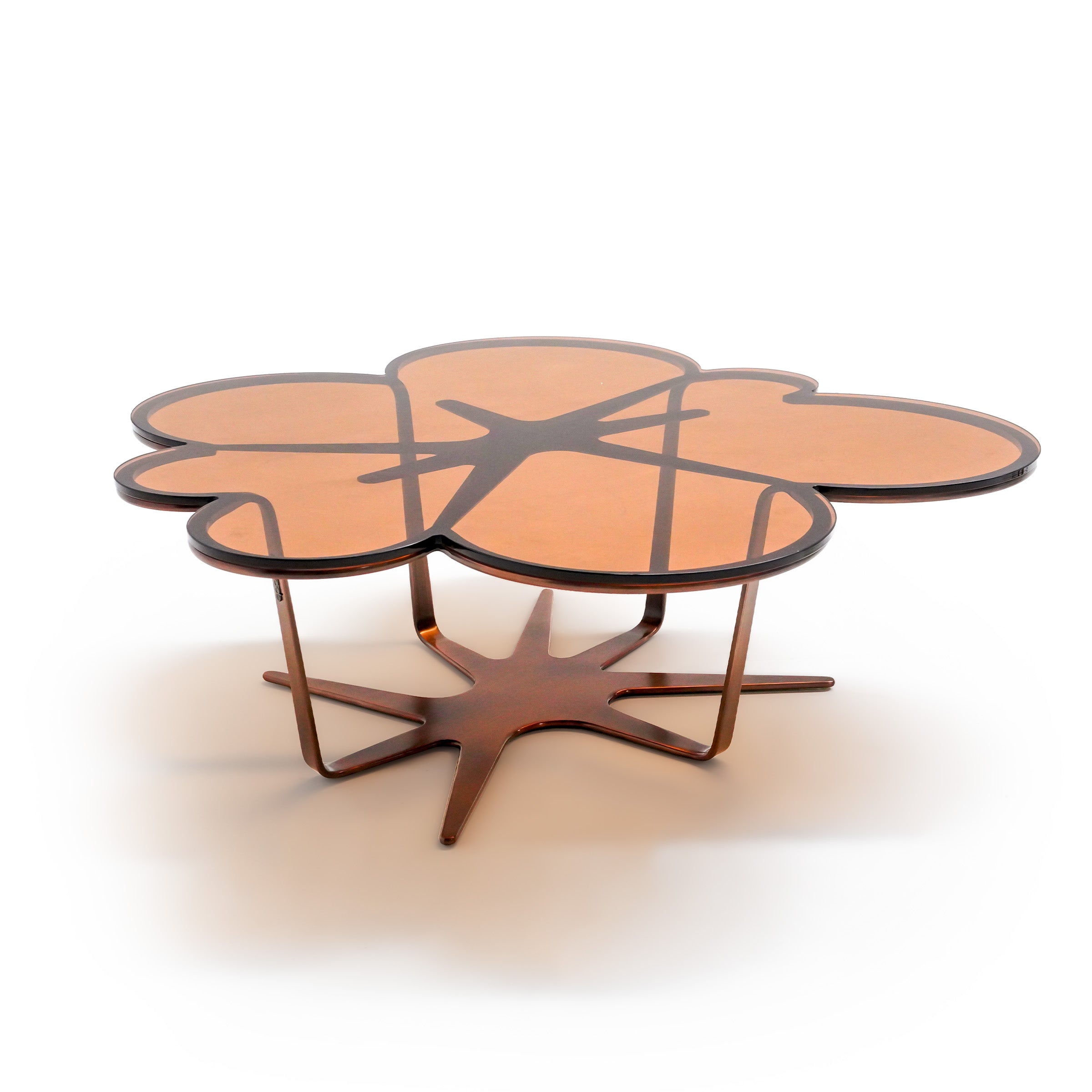 Display Item - Glowing Blossom Glass Top Coffee table ST759-Nakheel - DISPLAY ITEM - ebarza Furniture UAE | Shop Modern Furniture in Abu Dhabi & Dubai - مفروشات ايبازرا في الامارات | تسوق اثاث عصري وديكورات مميزة في دبي وابوظبي