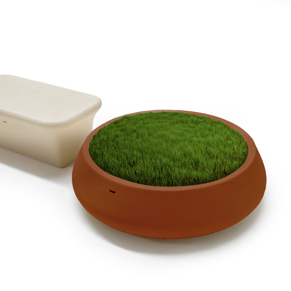 Indoor/Outdoor Clay Plant Pot XK-0001-Clay - Planter Boxes - ebarza Furniture UAE | Shop Modern Furniture in Abu Dhabi & Dubai - مفروشات ايبازرا في الامارات | تسوق اثاث عصري وديكورات مميزة في دبي وابوظبي