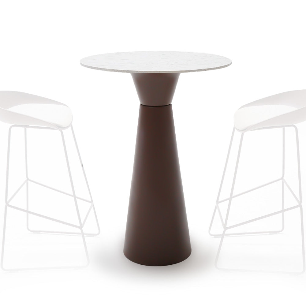 Display item - Bar Table Base 105cm 60BTB-Coffee Nakheel - Table bases - ebarza Furniture UAE | Shop Modern Furniture in Abu Dhabi & Dubai - مفروشات ايبازرا في الامارات | تسوق اثاث عصري وديكورات مميزة في دبي وابوظبي