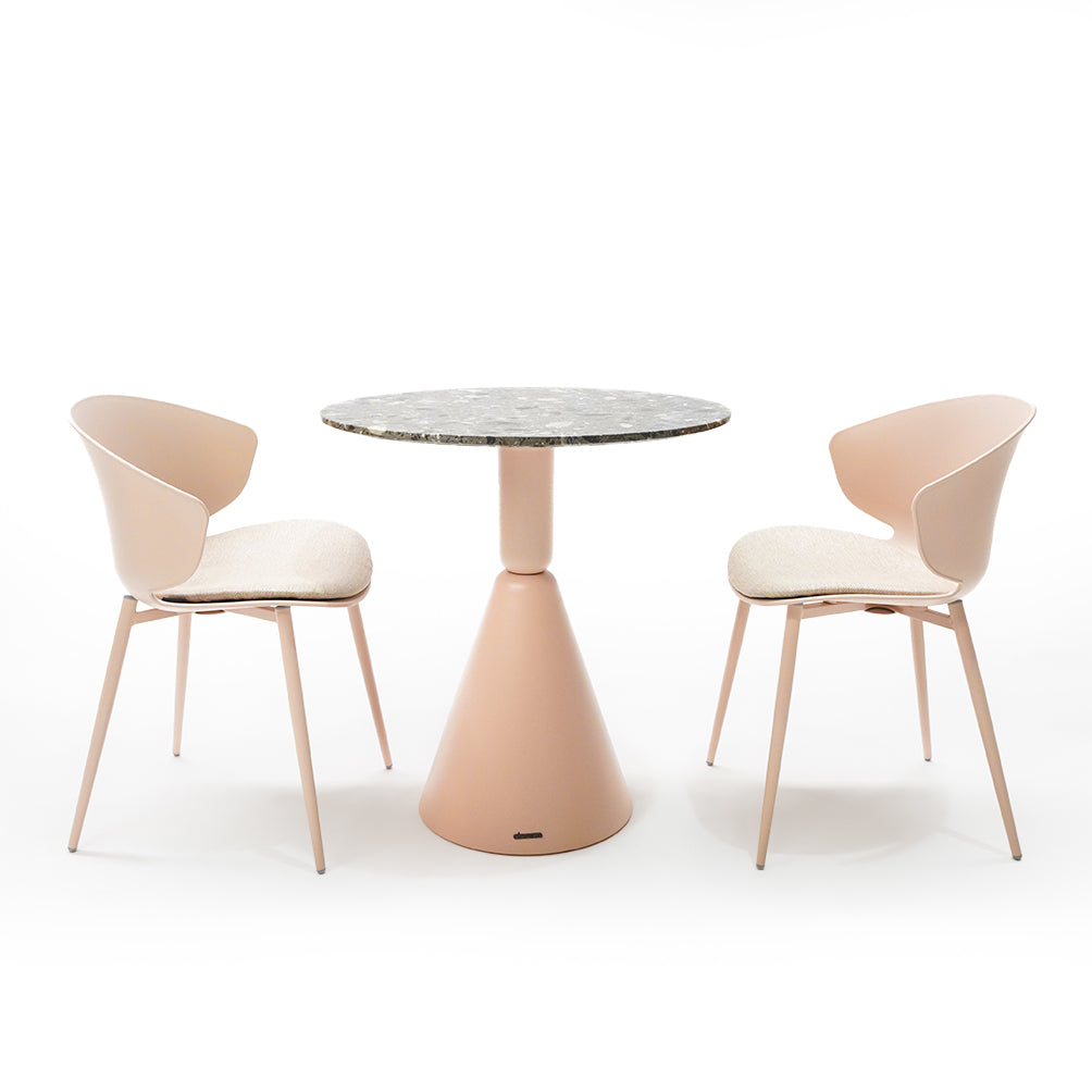 Dining Chair 90Chair-Pink - Chairs - ebarza Furniture UAE | Shop Modern Furniture in Abu Dhabi & Dubai - مفروشات ايبازرا في الامارات | تسوق اثاث عصري وديكورات مميزة في دبي وابوظبي