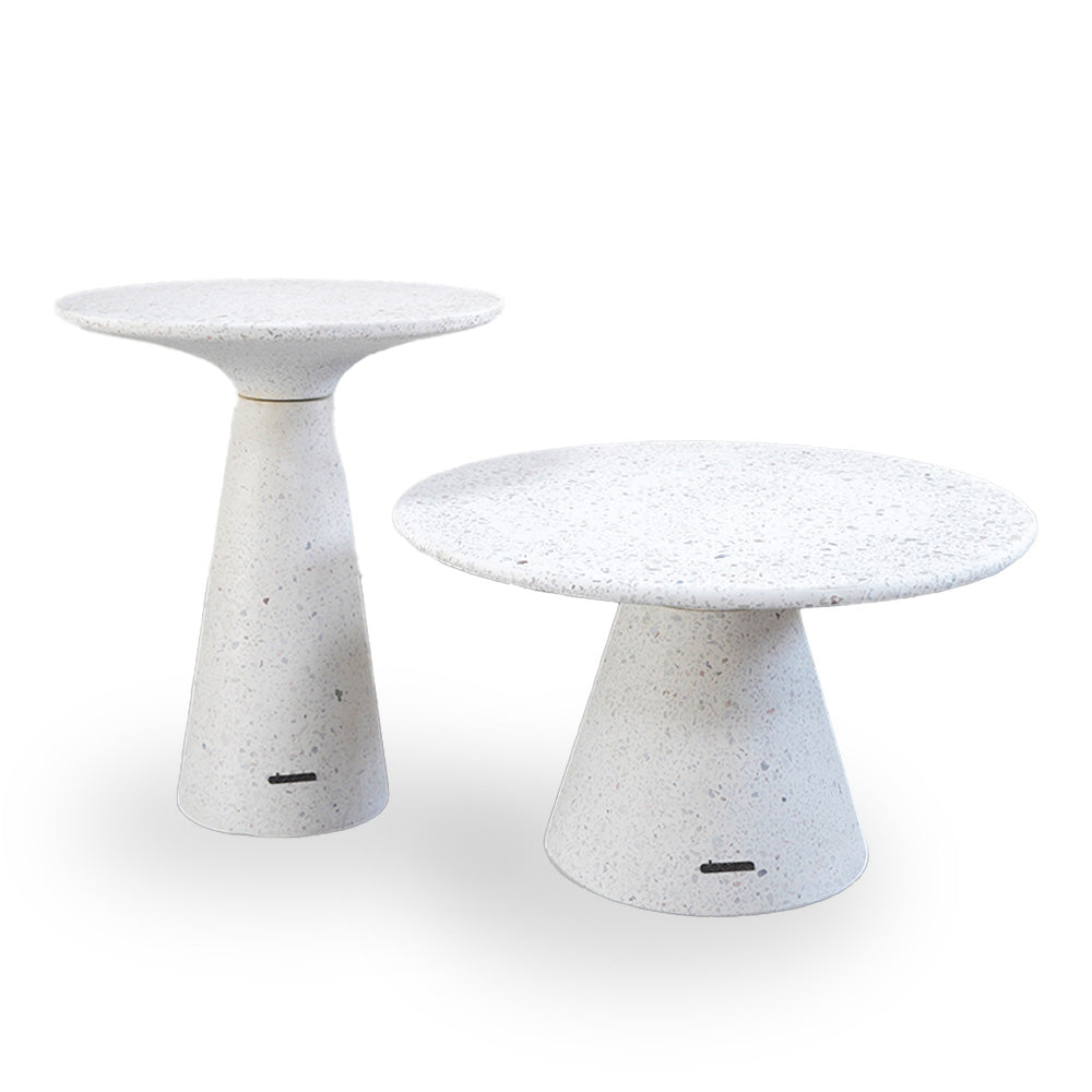 Terrazzo D60 Side Table N012-56 - Side Tables - ebarza Furniture UAE | Shop Modern Furniture in Abu Dhabi & Dubai - مفروشات ايبازرا في الامارات | تسوق اثاث عصري وديكورات مميزة في دبي وابوظبي