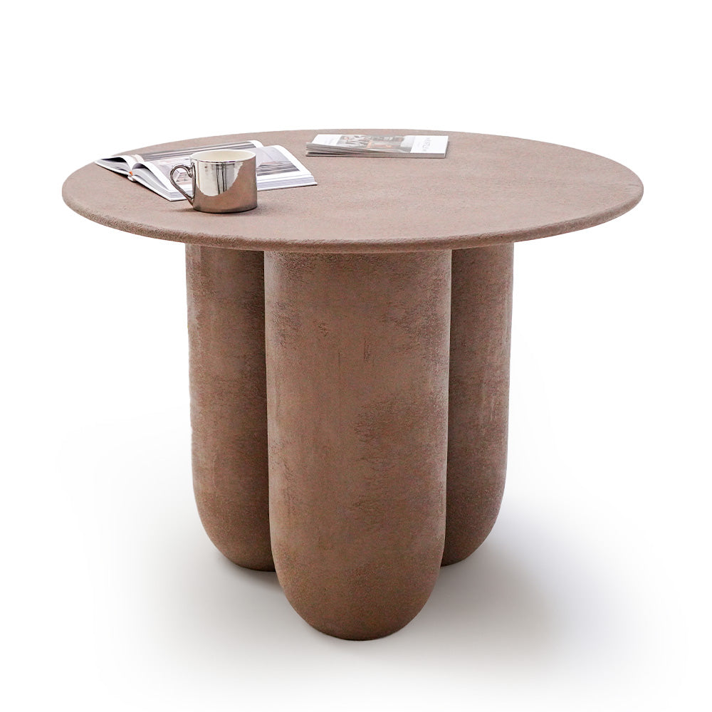 Outdoor/Indoor Coffee Brown Dining Table XK-0007-Coffee Brown - Outdoor Tables - ebarza Furniture UAE | Shop Modern Furniture in Abu Dhabi & Dubai - مفروشات ايبازرا في الامارات | تسوق اثاث عصري وديكورات مميزة في دبي وابوظبي