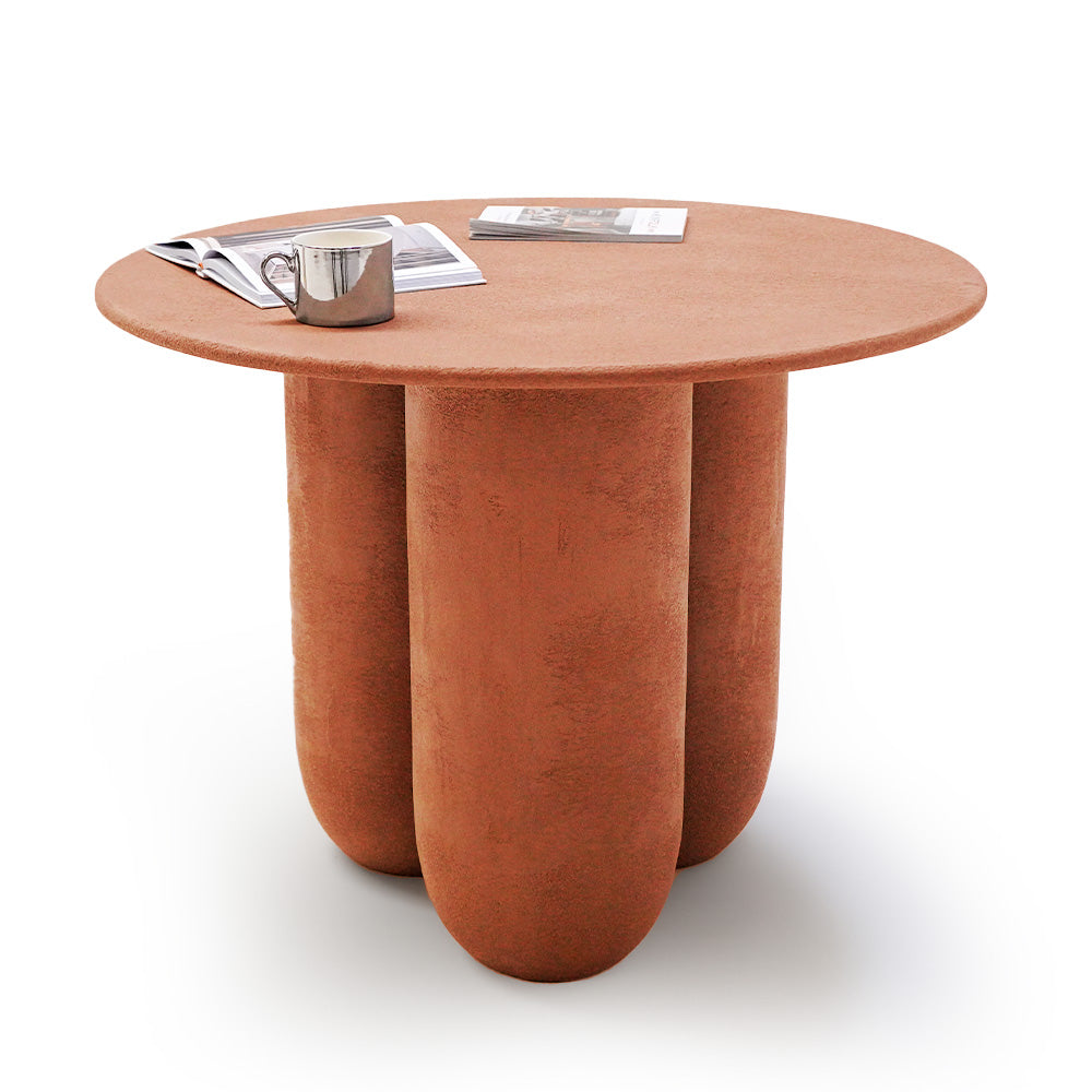 Outdoor/Indoor Clay Color Dining Table XK-0007-Clay - Outdoor Tables - ebarza Furniture UAE | Shop Modern Furniture in Abu Dhabi & Dubai - مفروشات ايبازرا في الامارات | تسوق اثاث عصري وديكورات مميزة في دبي وابوظبي