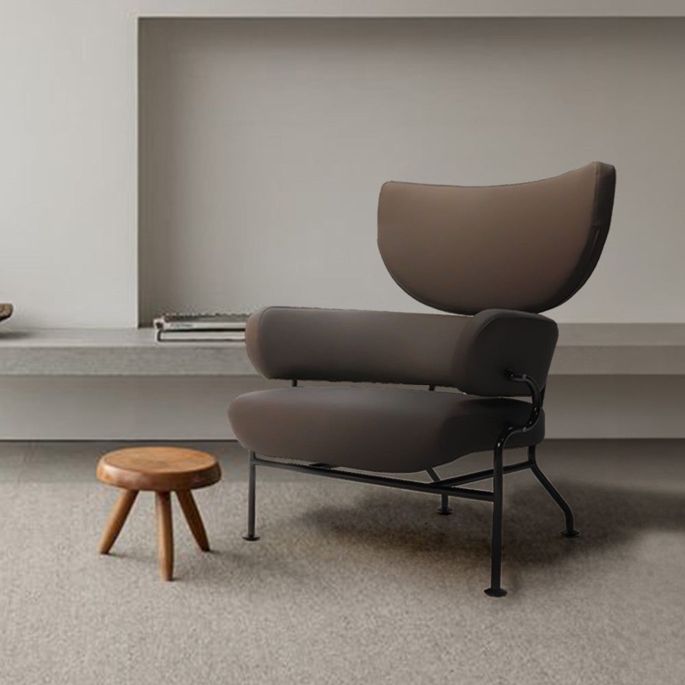 Curvaceous Comfort Lounge Chair LC072 - Lounge Chairs - ebarza Furniture UAE | Shop Modern Furniture in Abu Dhabi & Dubai - مفروشات ايبازرا في الامارات | تسوق اثاث عصري وديكورات مميزة في دبي وابوظبي