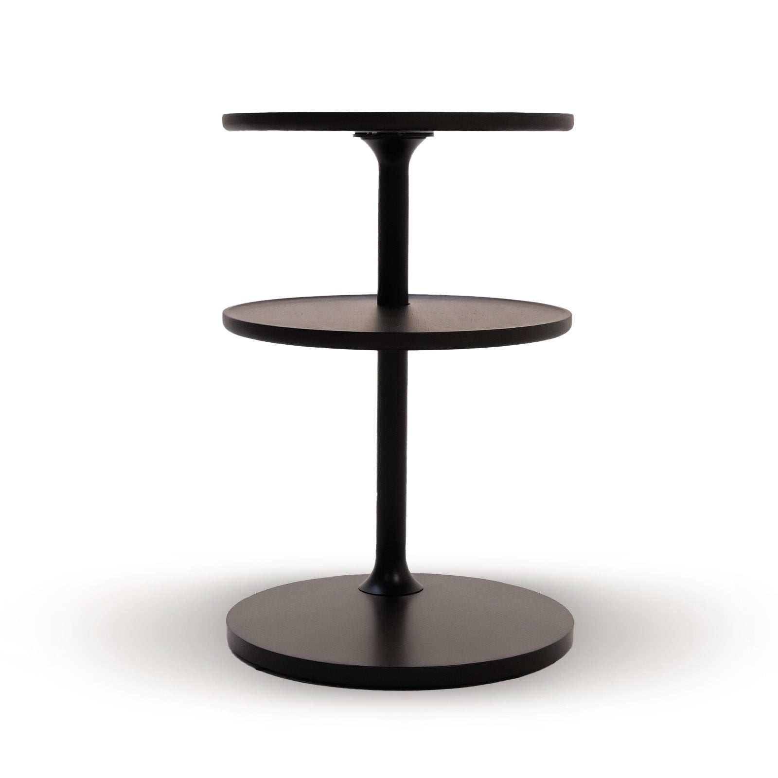 Merla Eclipse Solid Wood Metal Base SIDE TABLE LT058 - Side Tables - ebarza Furniture UAE | Shop Modern Furniture in Abu Dhabi & Dubai - مفروشات ايبازرا في الامارات | تسوق اثاث عصري وديكورات مميزة في دبي وابوظبي