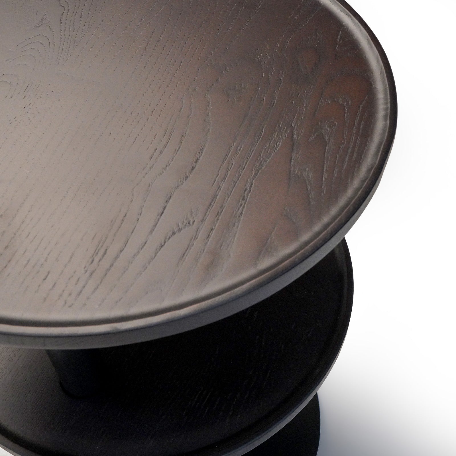 Merla Eclipse Solid Wood Metal Base SIDE TABLE LT058 - Side Tables - ebarza Furniture UAE | Shop Modern Furniture in Abu Dhabi & Dubai - مفروشات ايبازرا في الامارات | تسوق اثاث عصري وديكورات مميزة في دبي وابوظبي