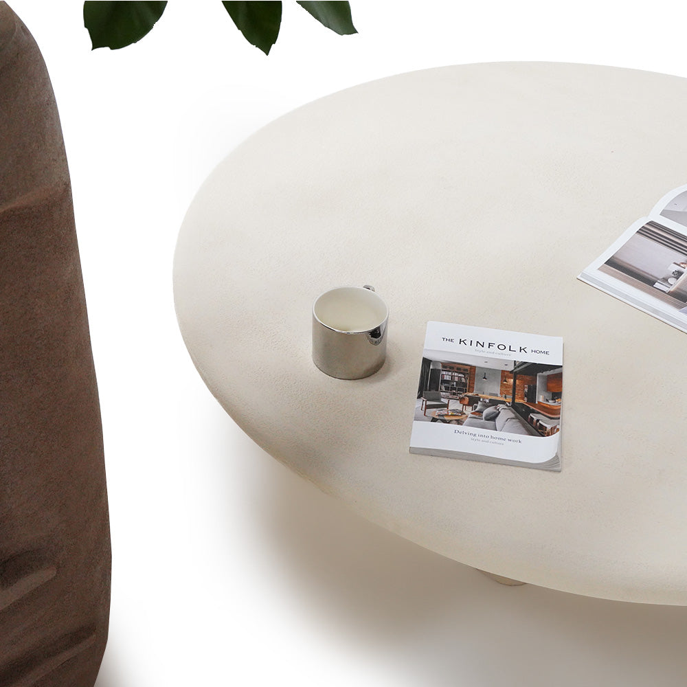 Indoor/Outdoor Beige Coffee Table - XK-0003 - Planter Boxes - ebarza Furniture UAE | Shop Modern Furniture in Abu Dhabi & Dubai - مفروشات ايبازرا في الامارات | تسوق اثاث عصري وديكورات مميزة في دبي وابوظبي