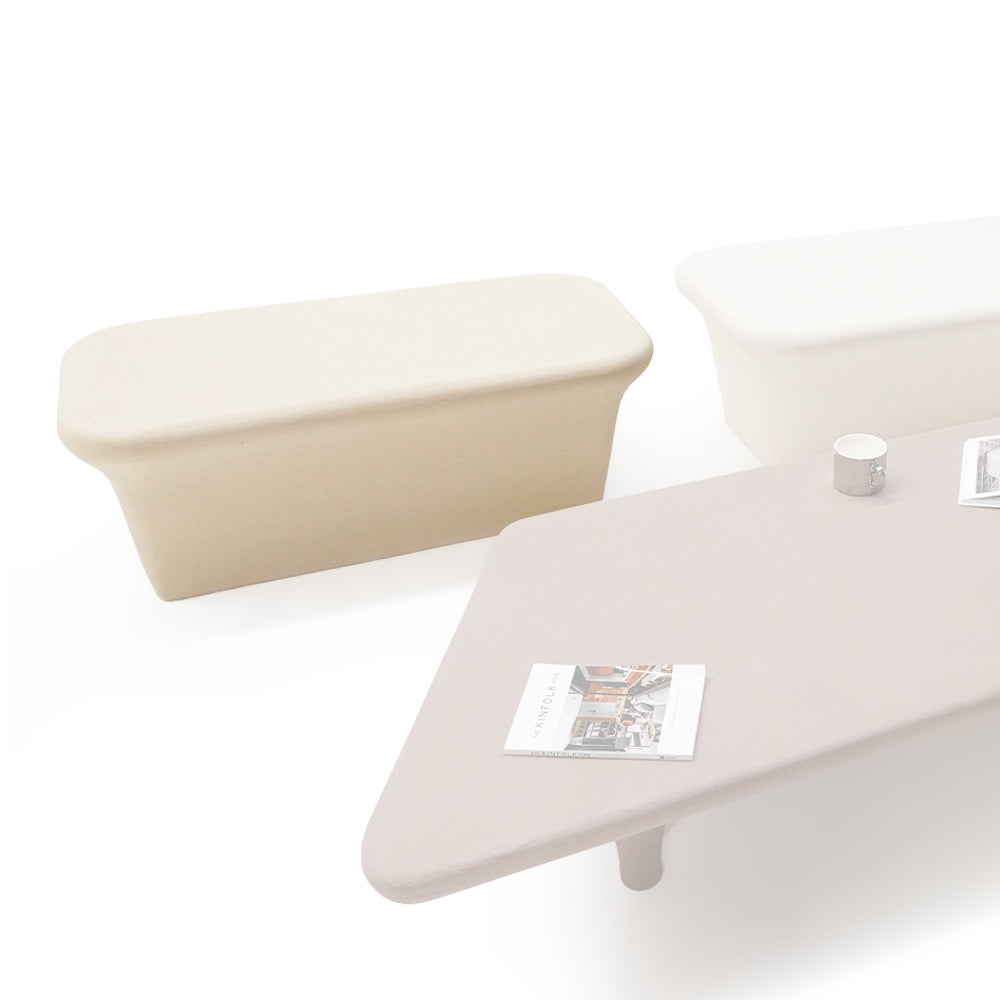 Pre-order 35 Days Delivery Outdoor/Indoor Beige Bench XK-8172B - Benches - ebarza Furniture UAE | Shop Modern Furniture in Abu Dhabi & Dubai - مفروشات ايبازرا في الامارات | تسوق اثاث عصري وديكورات مميزة في دبي وابوظبي