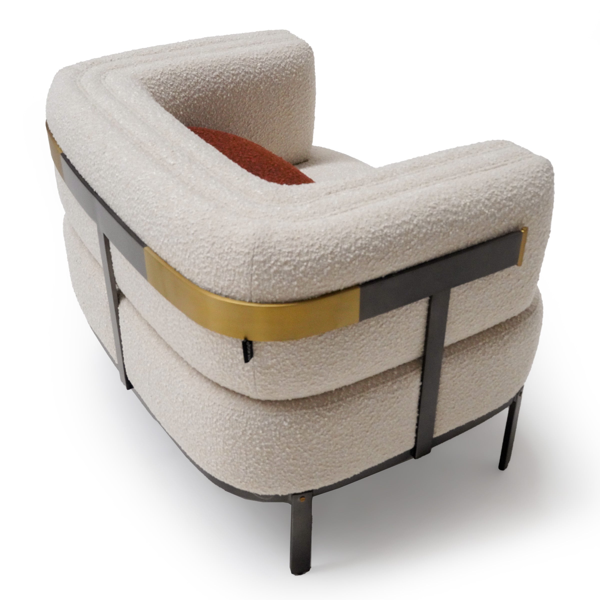 Teddy Armchair BS162-1 - Armchairs - ebarza Furniture UAE | Shop Modern Furniture in Abu Dhabi & Dubai - مفروشات ايبازرا في الامارات | تسوق اثاث عصري وديكورات مميزة في دبي وابوظبي