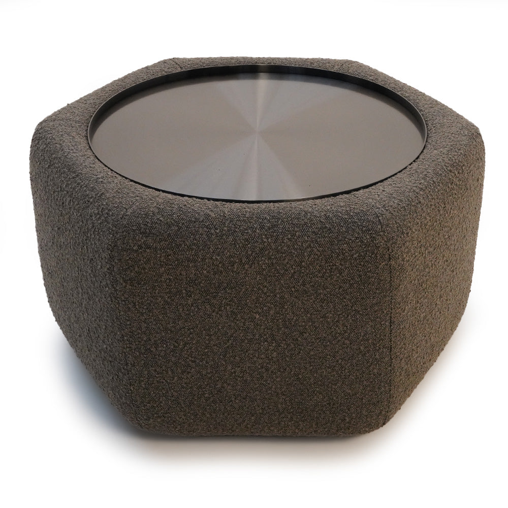 Mosaic Octagon Fabric Coffee Table LT067M/S - Coffee Table - ebarza Furniture UAE | Shop Modern Furniture in Abu Dhabi & Dubai - مفروشات ايبازرا في الامارات | تسوق اثاث عصري وديكورات مميزة في دبي وابوظبي