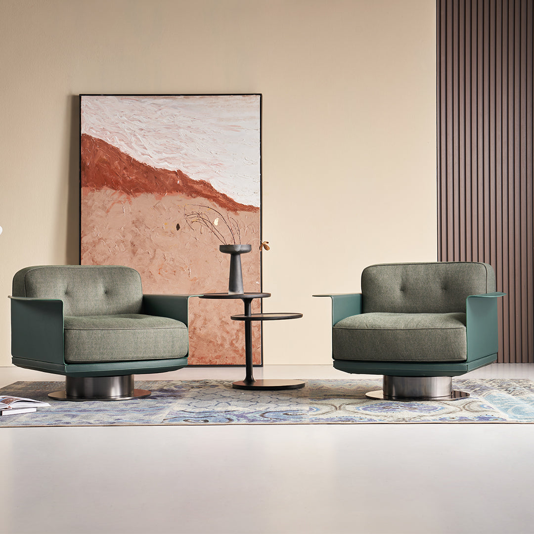 Avenor Armchair LC091- HM-Y312-7Green - Armchairs - ebarza Furniture UAE | Shop Modern Furniture in Abu Dhabi & Dubai - مفروشات ايبازرا في الامارات | تسوق اثاث عصري وديكورات مميزة في دبي وابوظبي