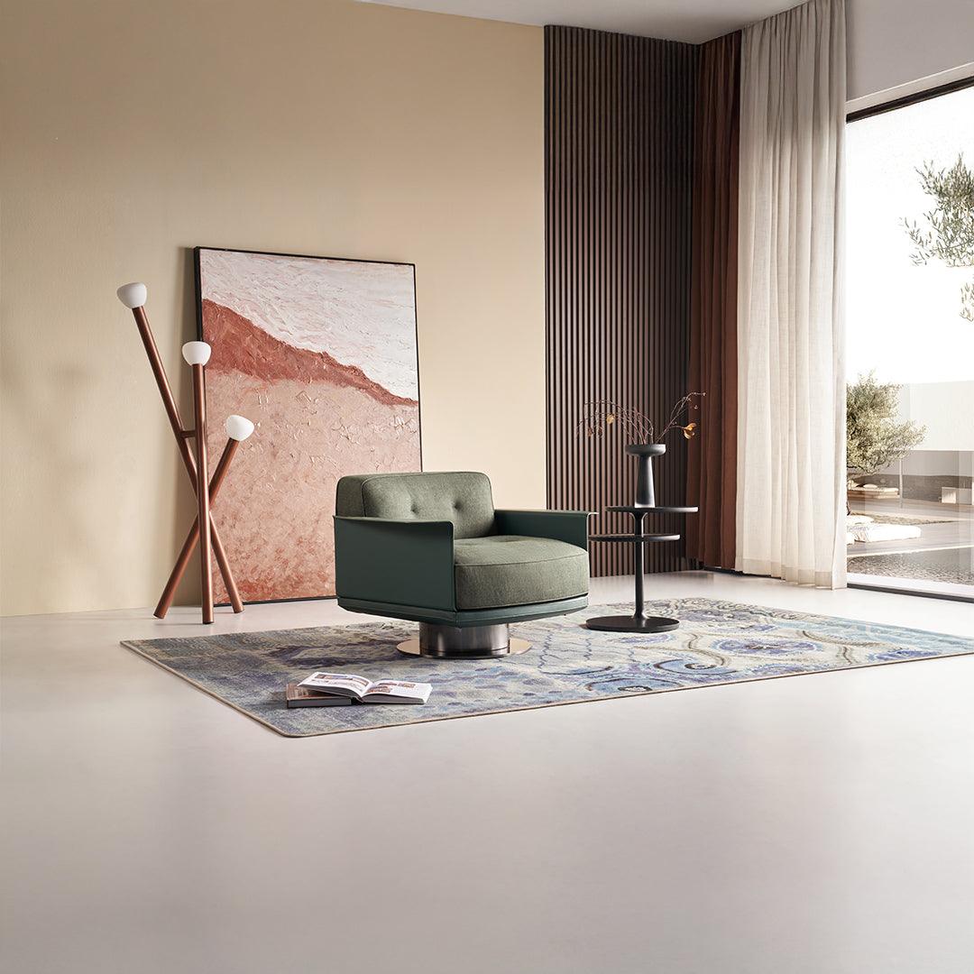 Avenor Armchair LC091- HM-Y312-7Green - Armchairs - ebarza Furniture UAE | Shop Modern Furniture in Abu Dhabi & Dubai - مفروشات ايبازرا في الامارات | تسوق اثاث عصري وديكورات مميزة في دبي وابوظبي