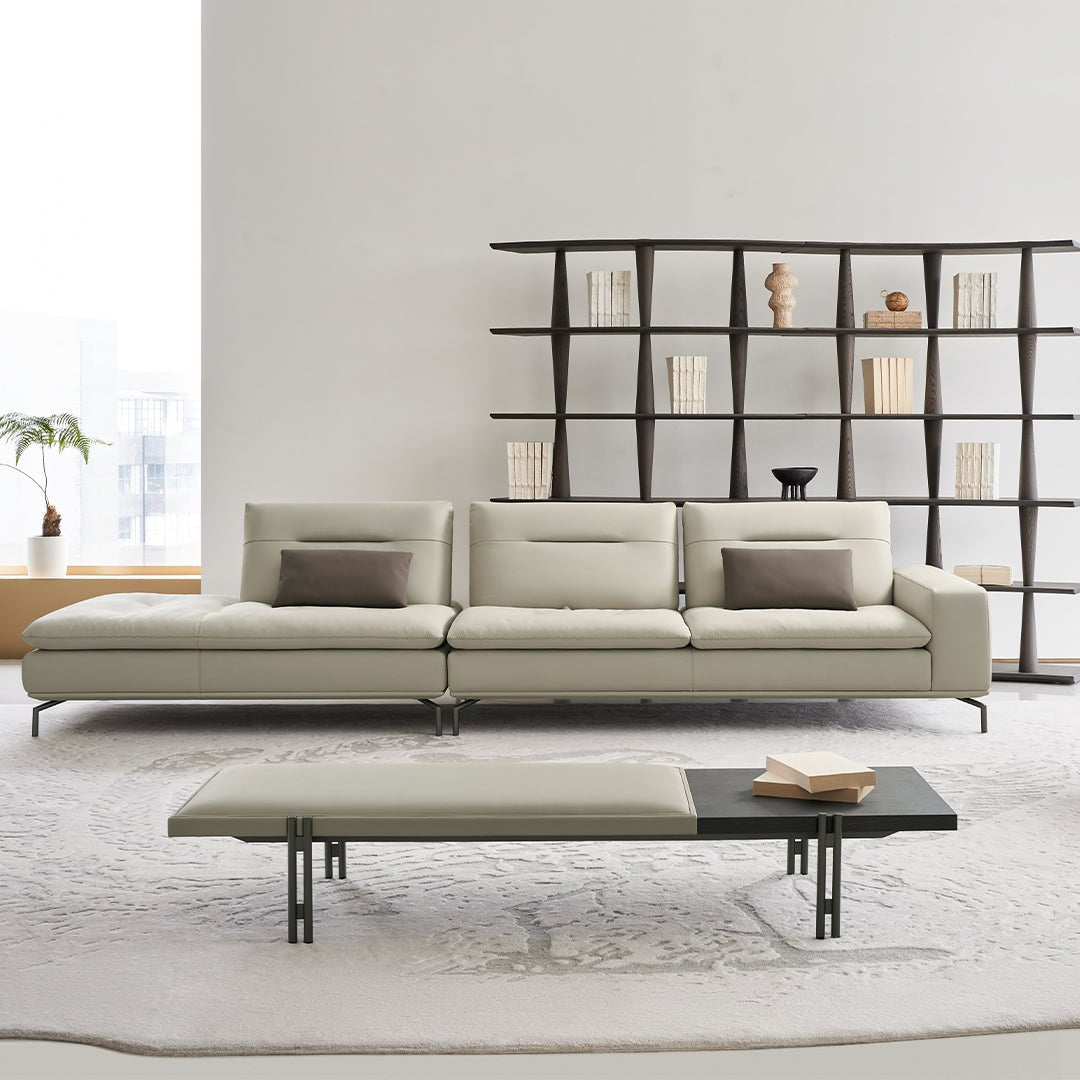 Nexus 2 Seater Right Arm Modular Sofa - AMF-S180/WF ex - Sofas - ebarza Furniture UAE | Shop Modern Furniture in Abu Dhabi & Dubai - مفروشات ايبازرا في الامارات | تسوق اثاث عصري وديكورات مميزة في دبي وابوظبي