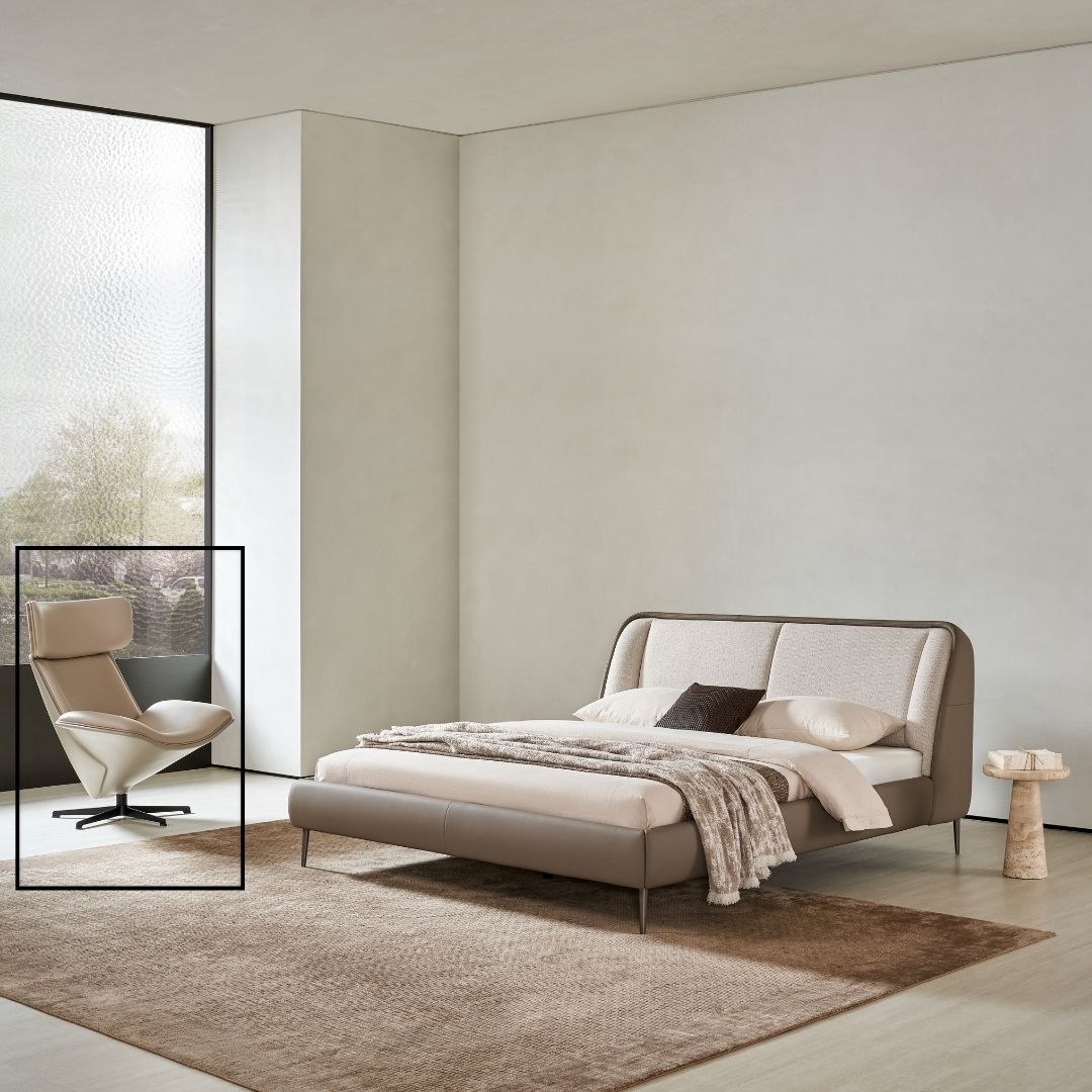 Bolo Lounge Chair MSTV-XY017 PU3149 - Armchairs - ebarza Furniture UAE | Shop Modern Furniture in Abu Dhabi & Dubai - مفروشات ايبازرا في الامارات | تسوق اثاث عصري وديكورات مميزة في دبي وابوظبي