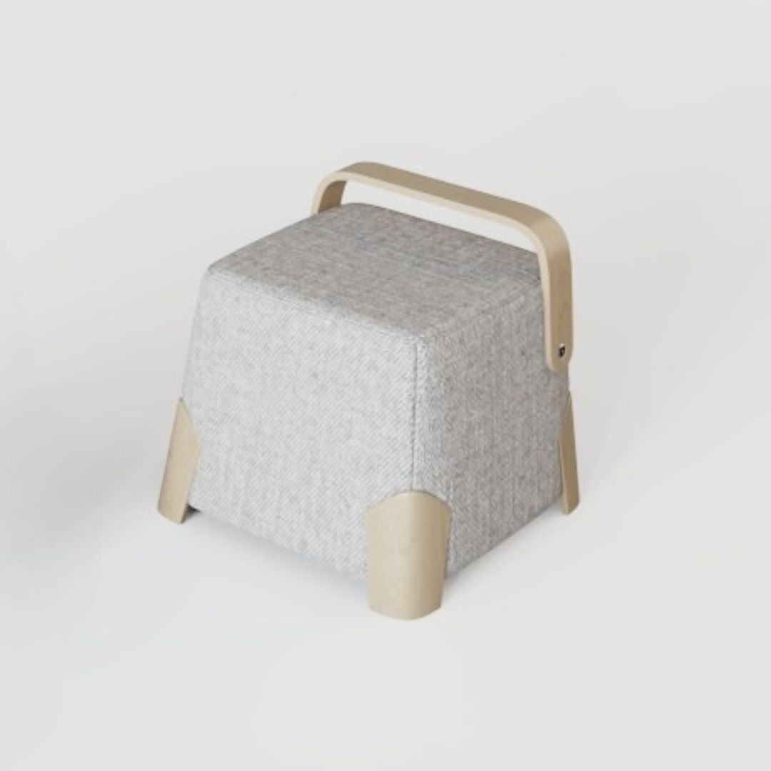 Pre-order 25 Days Delivery Brick Low Stool MZ7959 - Beige - Poufs - ebarza Furniture UAE | Shop Modern Furniture in Abu Dhabi & Dubai - مفروشات ايبازرا في الامارات | تسوق اثاث عصري وديكورات مميزة في دبي وابوظبي