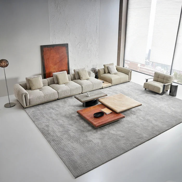 Quadro 6 Seater sofa C-SF093-6S - Sofas - ebarza Furniture UAE | Shop Modern Furniture in Abu Dhabi & Dubai - مفروشات ايبازرا في الامارات | تسوق اثاث عصري وديكورات مميزة في دبي وابوظبي