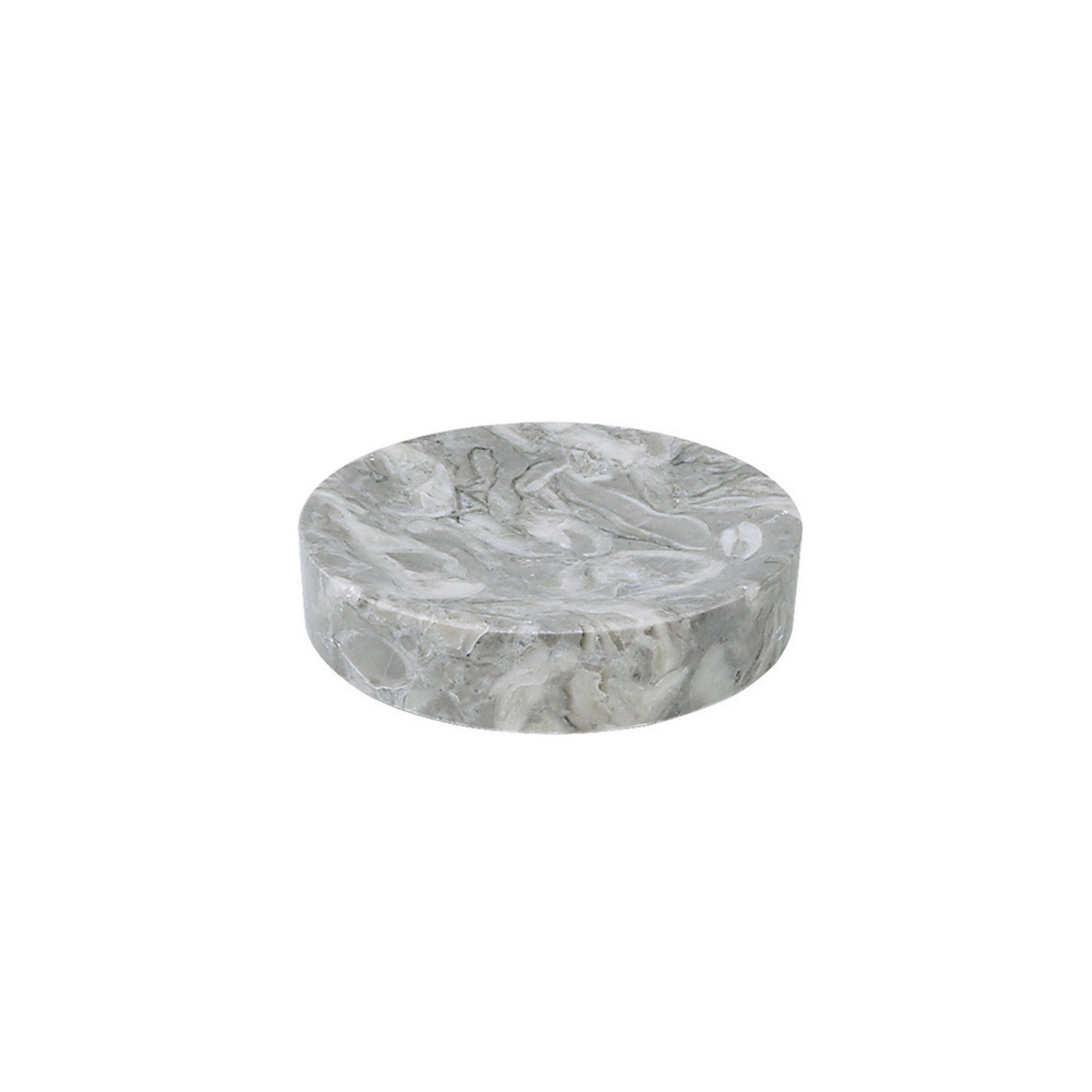 Bawang Flower Marble Circular Soap Dish CBJ892-3 - Bathroom Accessories - ebarza Furniture UAE | Shop Modern Furniture in Abu Dhabi & Dubai - مفروشات ايبازرا في الامارات | تسوق اثاث عصري وديكورات مميزة في دبي وابوظبي