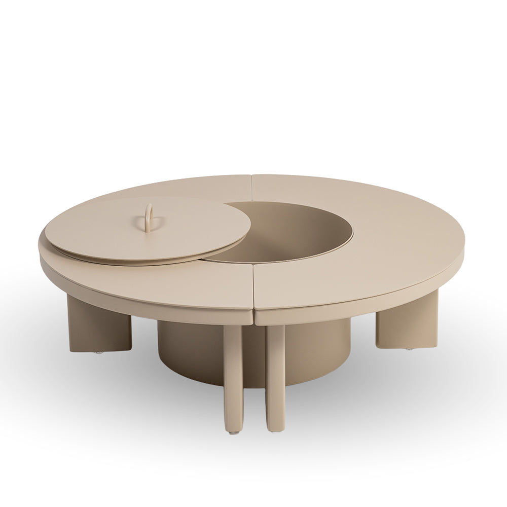 CLOGS OUTDOOR FULL ALUMINIUM COFFEE TABLE WITH BBQ GRILLWKT8611B63ALU - Coffee Tables - ebarza Furniture UAE | Shop Modern Furniture in Abu Dhabi & Dubai - مفروشات ايبازرا في الامارات | تسوق اثاث عصري وديكورات مميزة في دبي وابوظبي