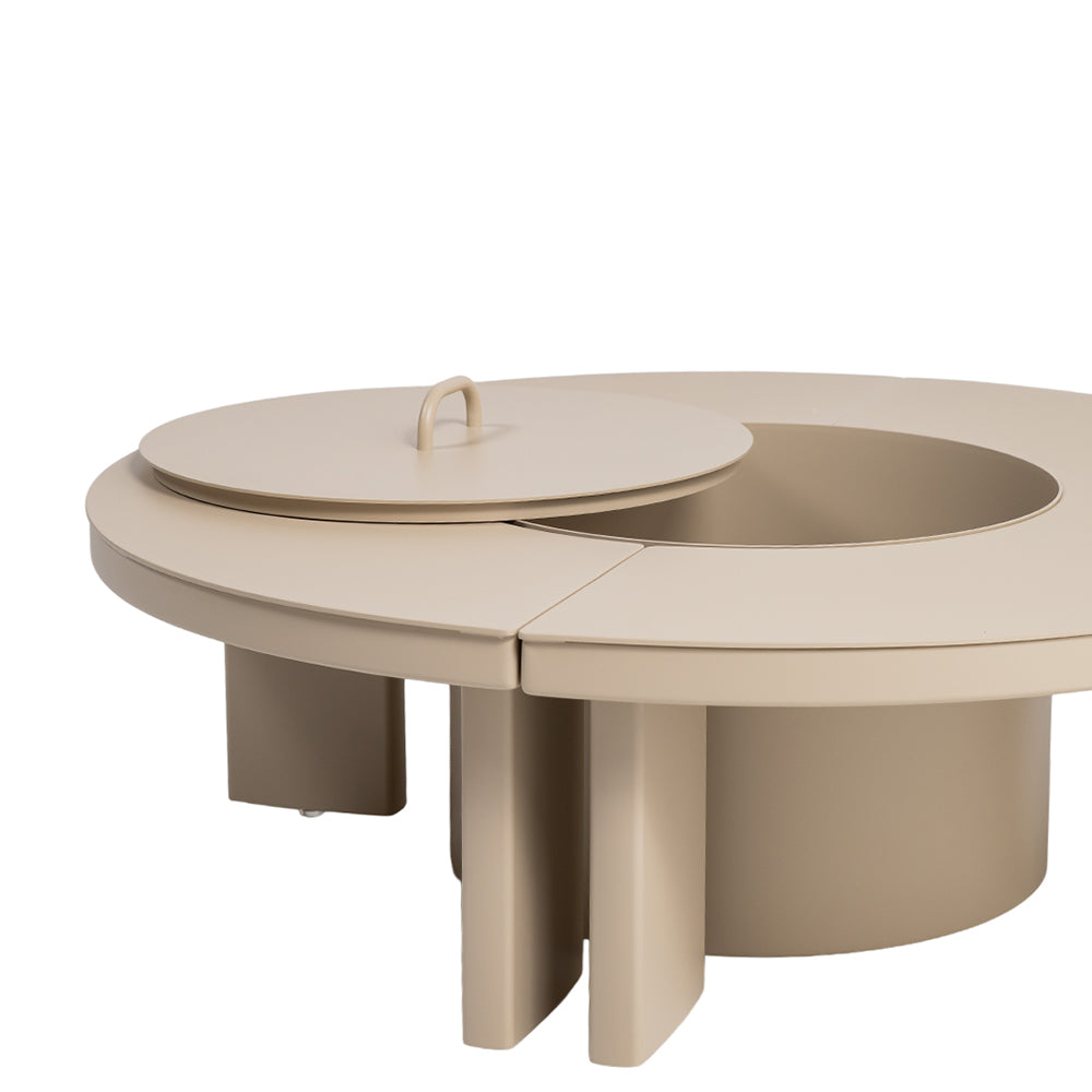 CLOGS OUTDOOR FULL ALUMINIUM COFFEE TABLE WITH BBQ GRILLWKT8611B63ALU - Coffee Tables - ebarza Furniture UAE | Shop Modern Furniture in Abu Dhabi & Dubai - مفروشات ايبازرا في الامارات | تسوق اثاث عصري وديكورات مميزة في دبي وابوظبي