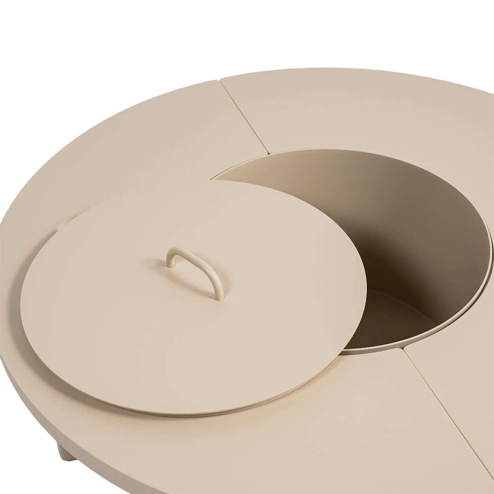 CLOGS OUTDOOR FULL ALUMINIUM COFFEE TABLE WITH BBQ GRILLWKT8611B63ALU - Coffee Tables - ebarza Furniture UAE | Shop Modern Furniture in Abu Dhabi & Dubai - مفروشات ايبازرا في الامارات | تسوق اثاث عصري وديكورات مميزة في دبي وابوظبي