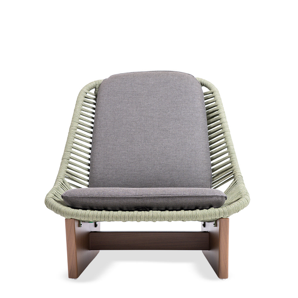 CLOGS LOUNGE CHAIR W/SEAT AND BACK CUSHION - KC8611N07ROP - Armchairs - ebarza Furniture UAE | Shop Modern Furniture in Abu Dhabi & Dubai - مفروشات ايبازرا في الامارات | تسوق اثاث عصري وديكورات مميزة في دبي وابوظبي