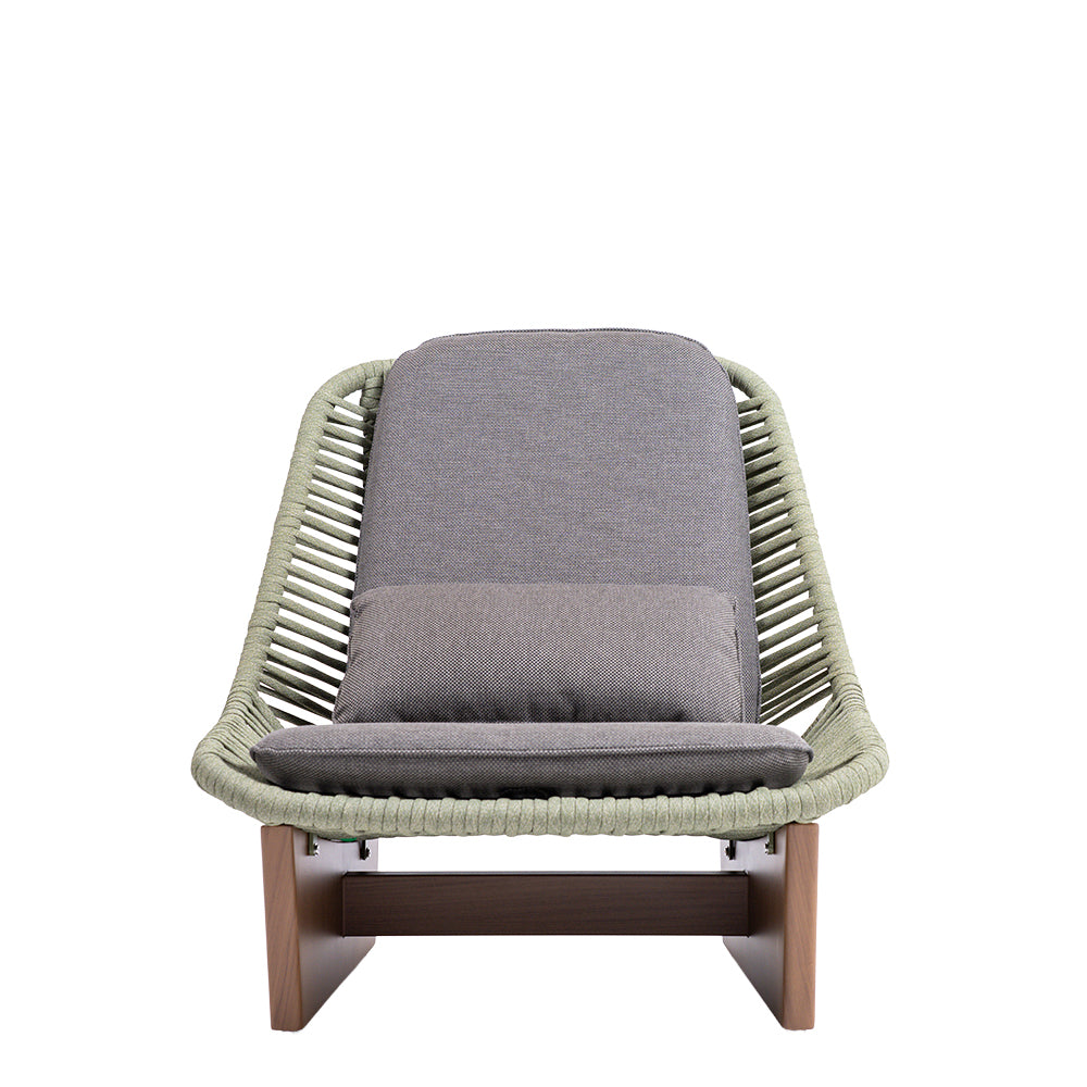 CLOGS LOUNGE CHAIR W/SEAT AND BACK CUSHION - KC8611N07ROP - Armchairs - ebarza Furniture UAE | Shop Modern Furniture in Abu Dhabi & Dubai - مفروشات ايبازرا في الامارات | تسوق اثاث عصري وديكورات مميزة في دبي وابوظبي