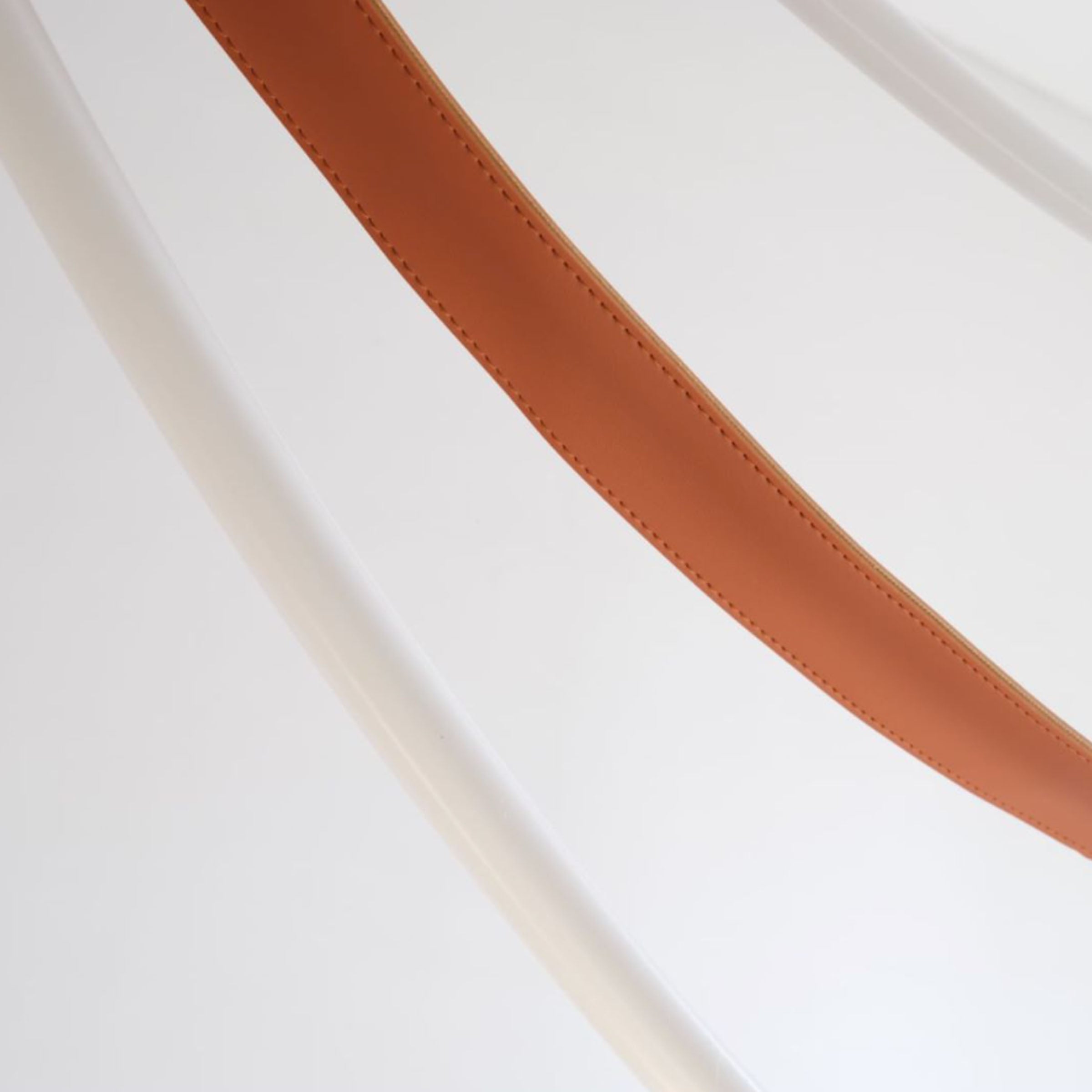 Aurora Borealis Orange Leather Golden Pendant Lamp CY-DD-1051/4m - Pendant Lamps - ebarza Furniture UAE | Shop Modern Furniture in Abu Dhabi & Dubai - مفروشات ايبازرا في الامارات | تسوق اثاث عصري وديكورات مميزة في دبي وابوظبي