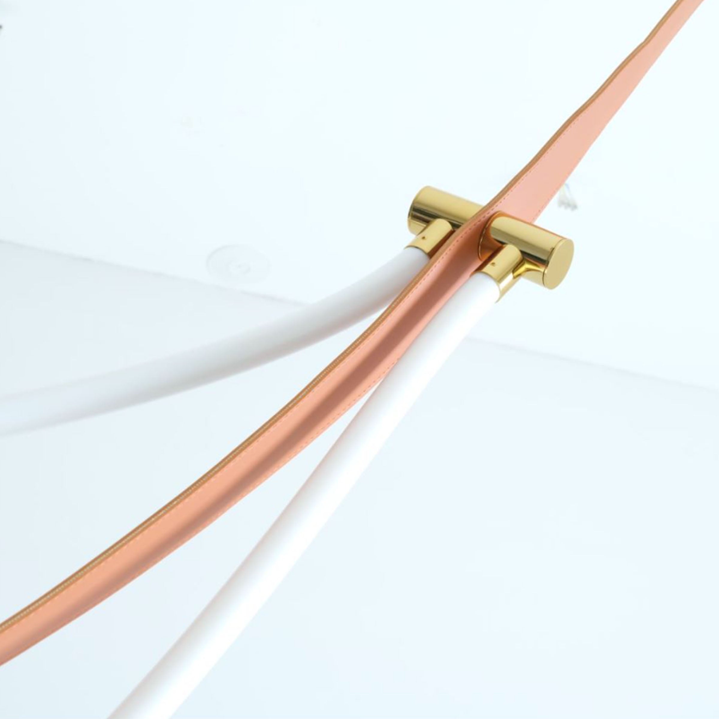 Aurora Borealis Orange Leather Golden Pendant Lamp CY-DD-1051/4m - Pendant Lamps - ebarza Furniture UAE | Shop Modern Furniture in Abu Dhabi & Dubai - مفروشات ايبازرا في الامارات | تسوق اثاث عصري وديكورات مميزة في دبي وابوظبي