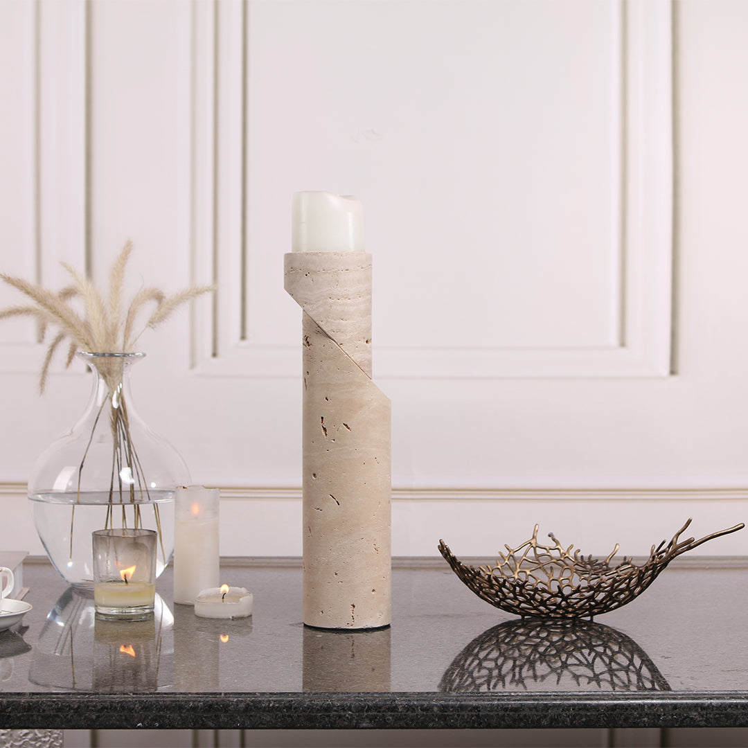 Candle Holder-L KE3004L - Candle Holders - ebarza Furniture UAE | Shop Modern Furniture in Abu Dhabi & Dubai - مفروشات ايبازرا في الامارات | تسوق اثاث عصري وديكورات مميزة في دبي وابوظبي