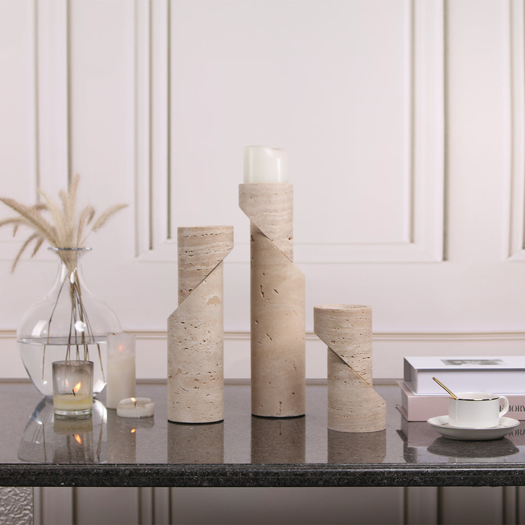 Candle Holder-L KE3004L - Candle Holders - ebarza Furniture UAE | Shop Modern Furniture in Abu Dhabi & Dubai - مفروشات ايبازرا في الامارات | تسوق اثاث عصري وديكورات مميزة في دبي وابوظبي